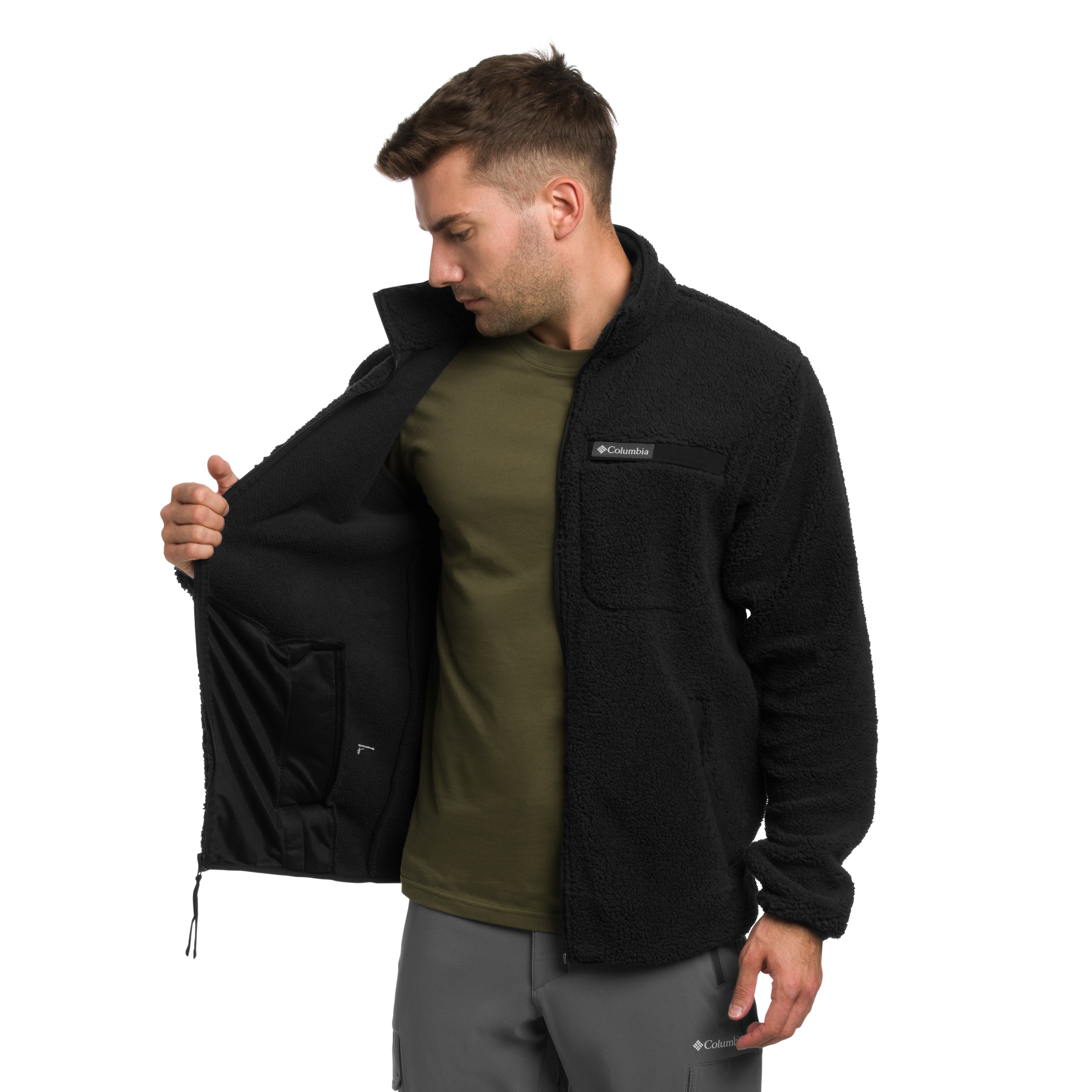 Флісова кофта Columbia Rugged Ridge - Black