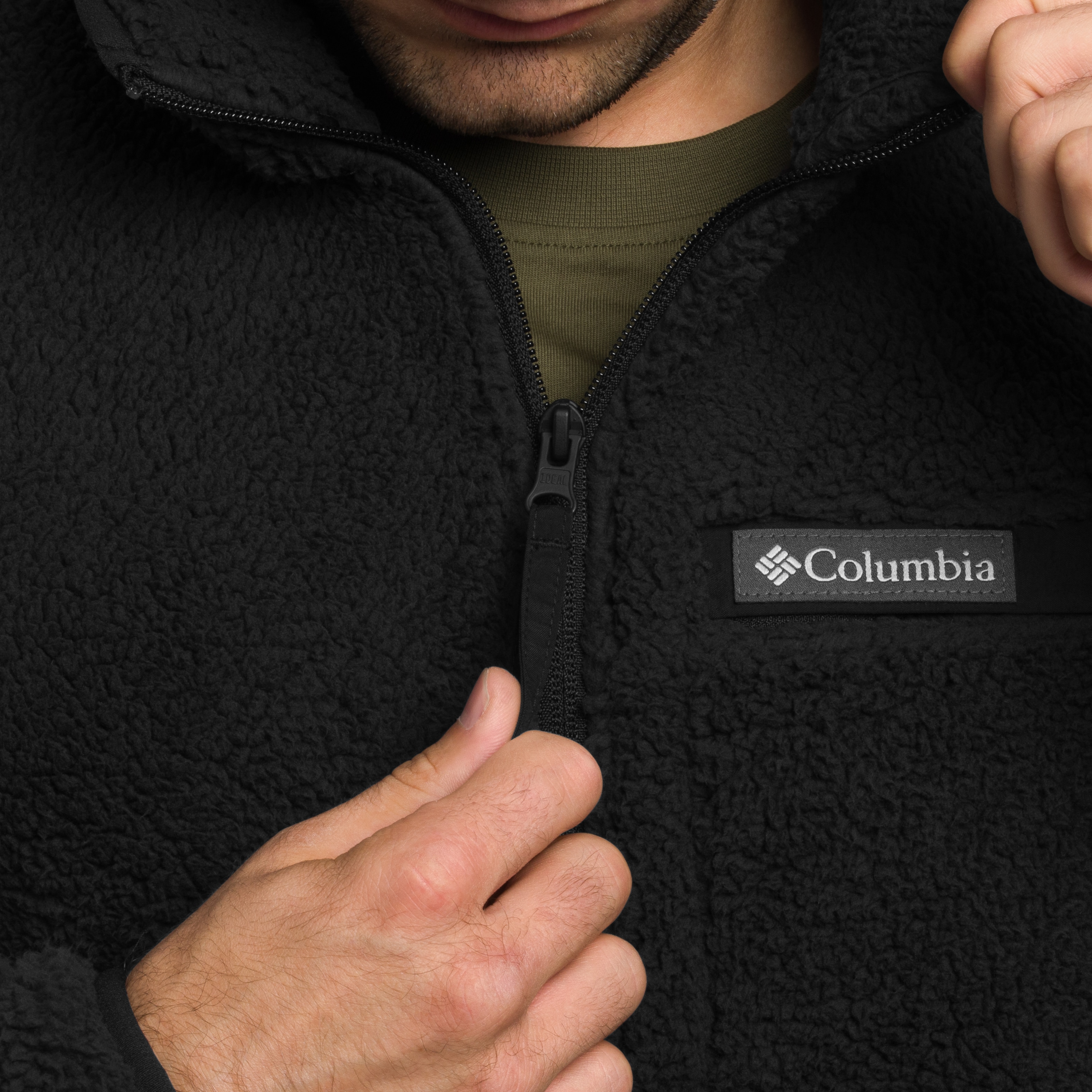 Флісова кофта Columbia Rugged Ridge - Black