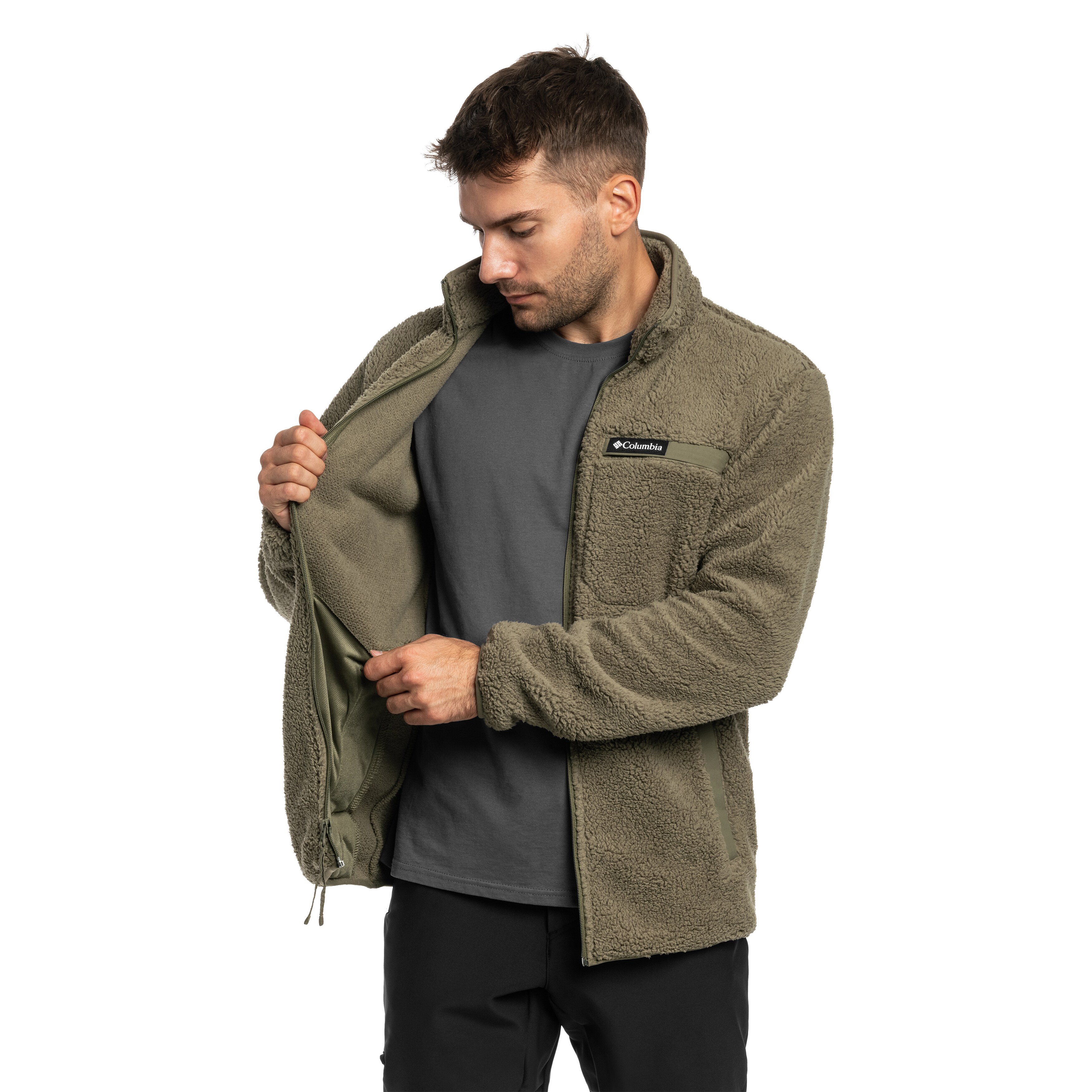 Флісова кофта Columbia Rugged Ridge - Stone Green