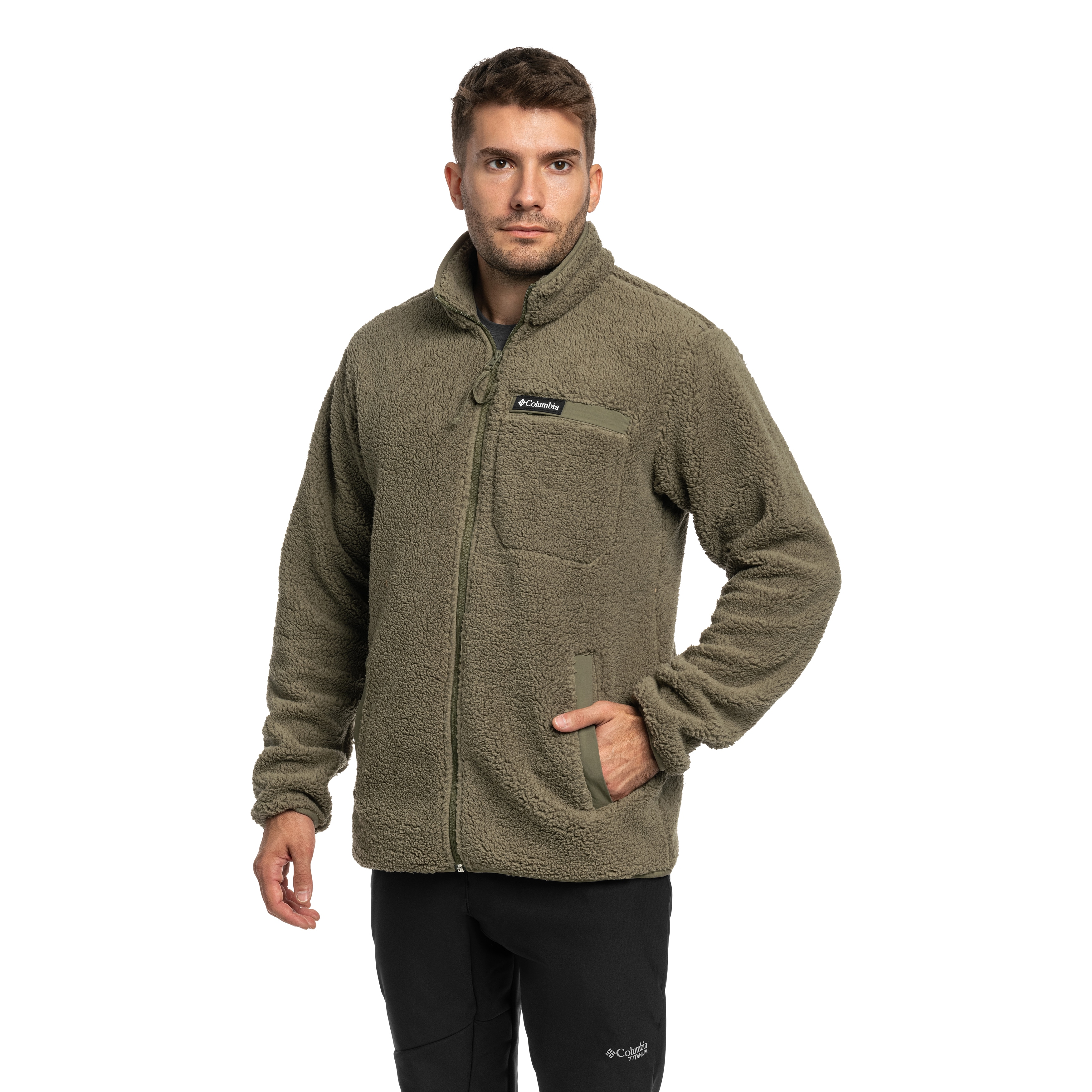 Флісова кофта Columbia Rugged Ridge - Stone Green
