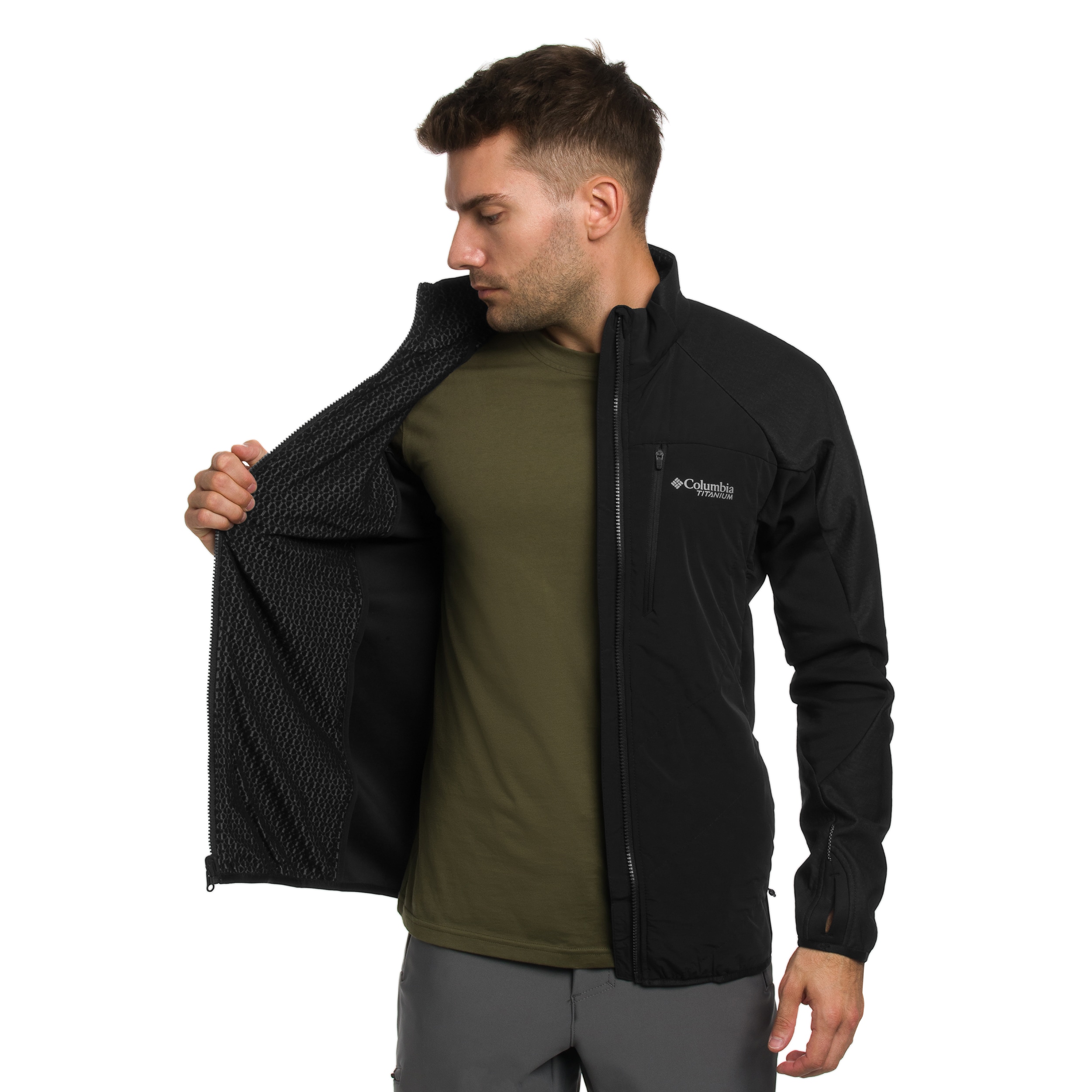 Куртка Columbia Arctic Crest Hybrid Technical Fleece - Black