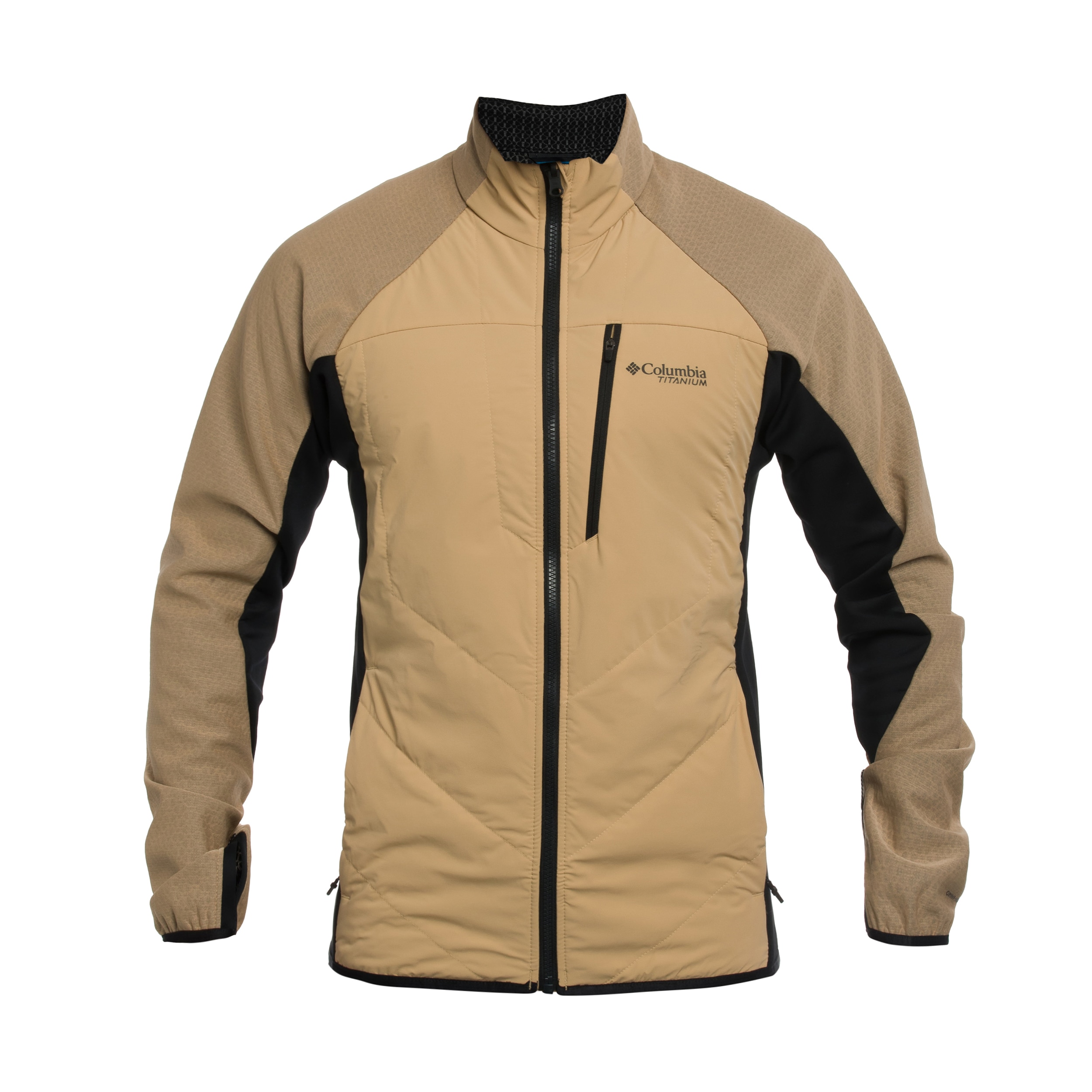 Куртка Columbia Arctic Crest Hybrid Technical Fleece - Canoe/Black