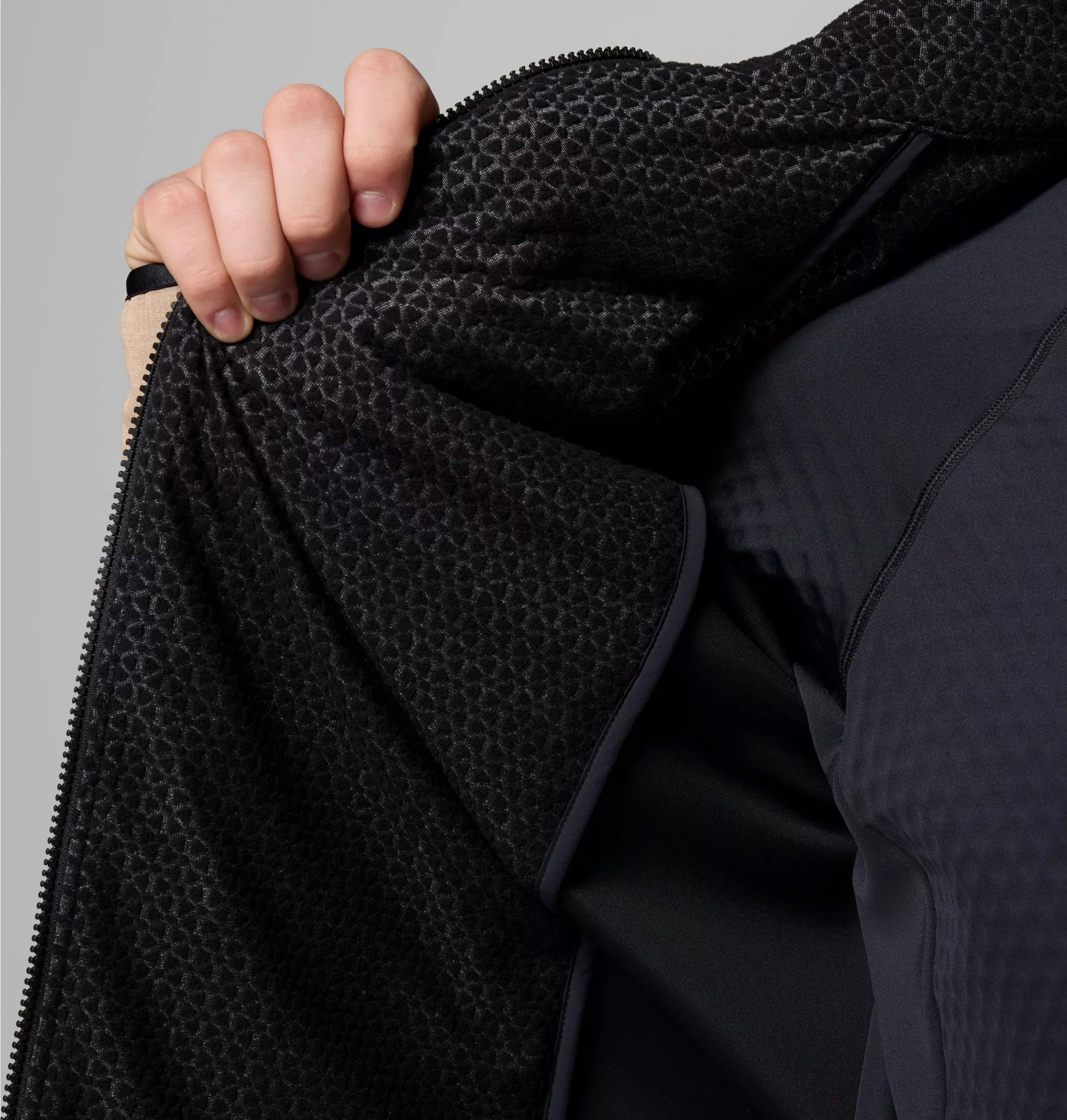 Куртка Columbia Arctic Crest Hybrid Technical Fleece - Canoe/Black