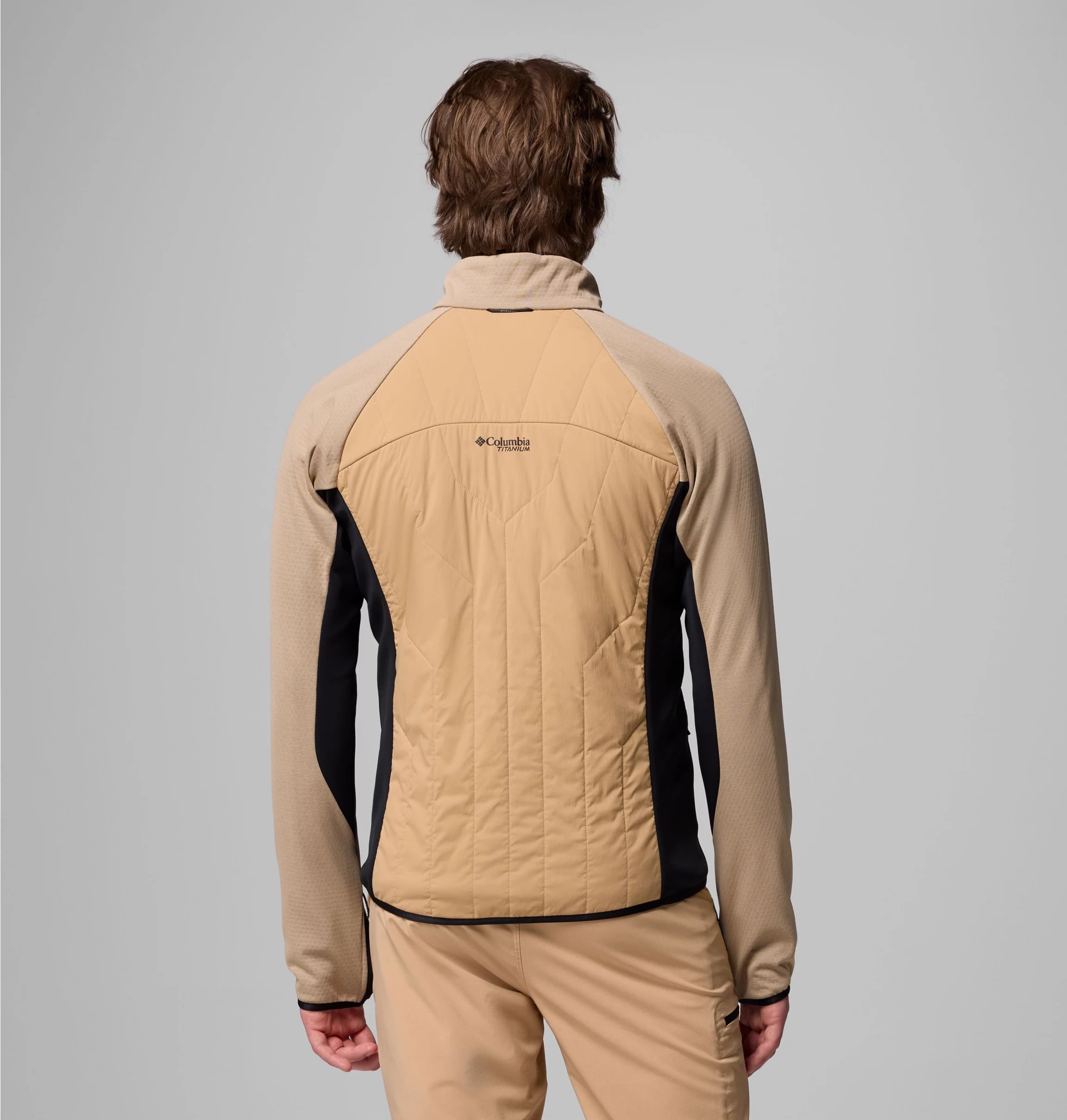 Куртка Columbia Arctic Crest Hybrid Technical Fleece - Canoe/Black