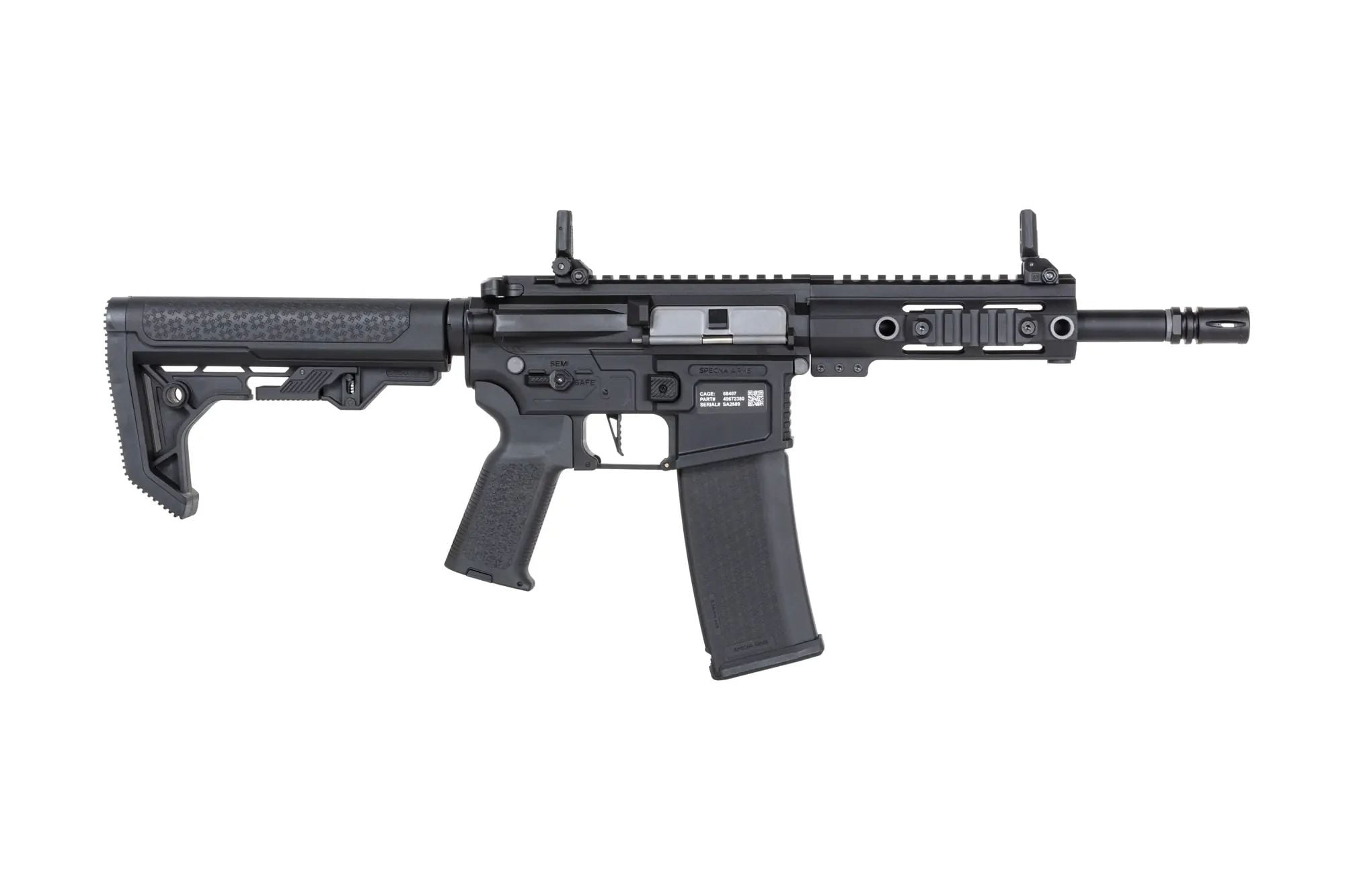 Штурмова гвинтівка AEG Specna Arms SA-F04-RL Flex BLDC Light Ops Stock HAL ETU Gen. 2 - Black