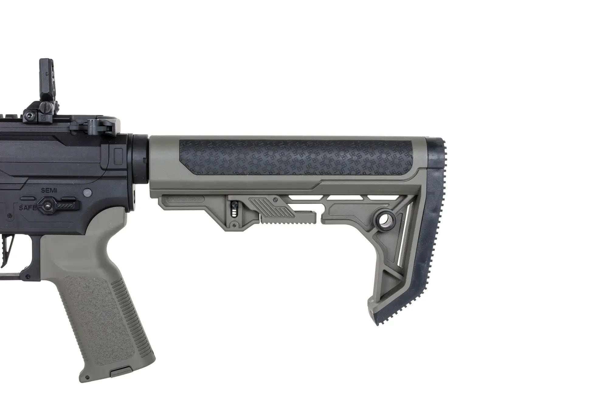 Штурмова гвинтівка AEG Specna Arms SA-F04-RL Flex BLDC Light Ops Stock HAL ETU Gen. 2 - Olive