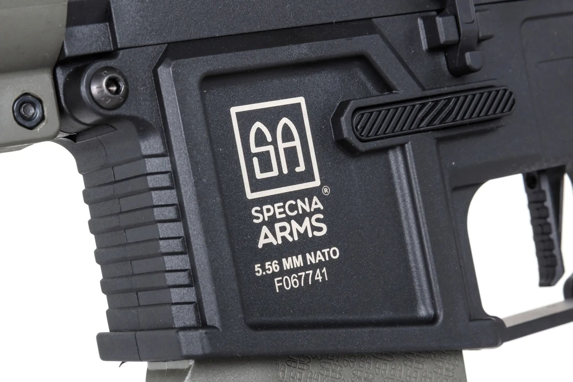 Штурмова гвинтівка AEG Specna Arms SA-F04-RL Flex BLDC Light Ops Stock HAL ETU Gen. 2 - Olive