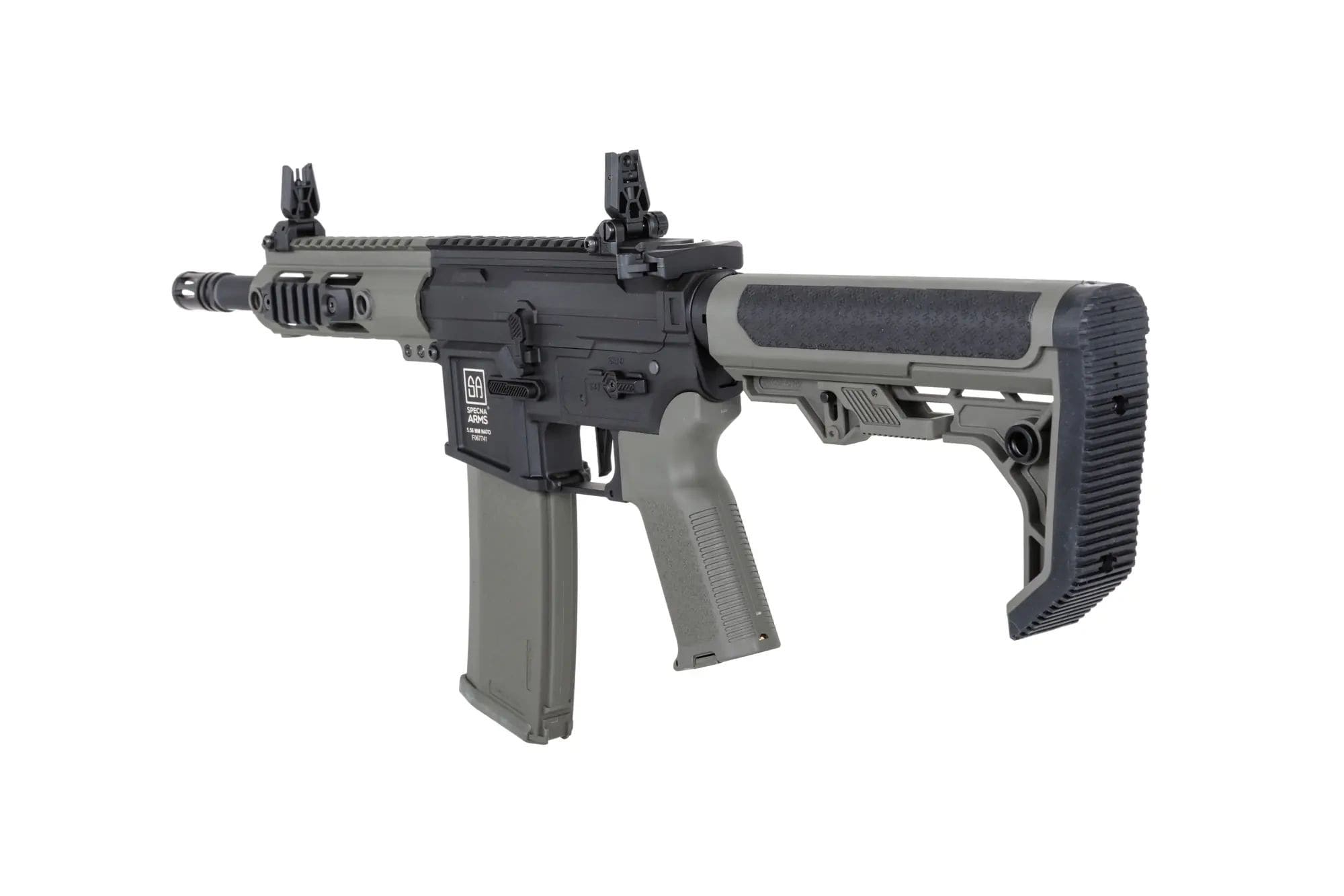 Штурмова гвинтівка AEG Specna Arms SA-F04-RL Flex BLDC Light Ops Stock HAL ETU Gen. 2 - Olive