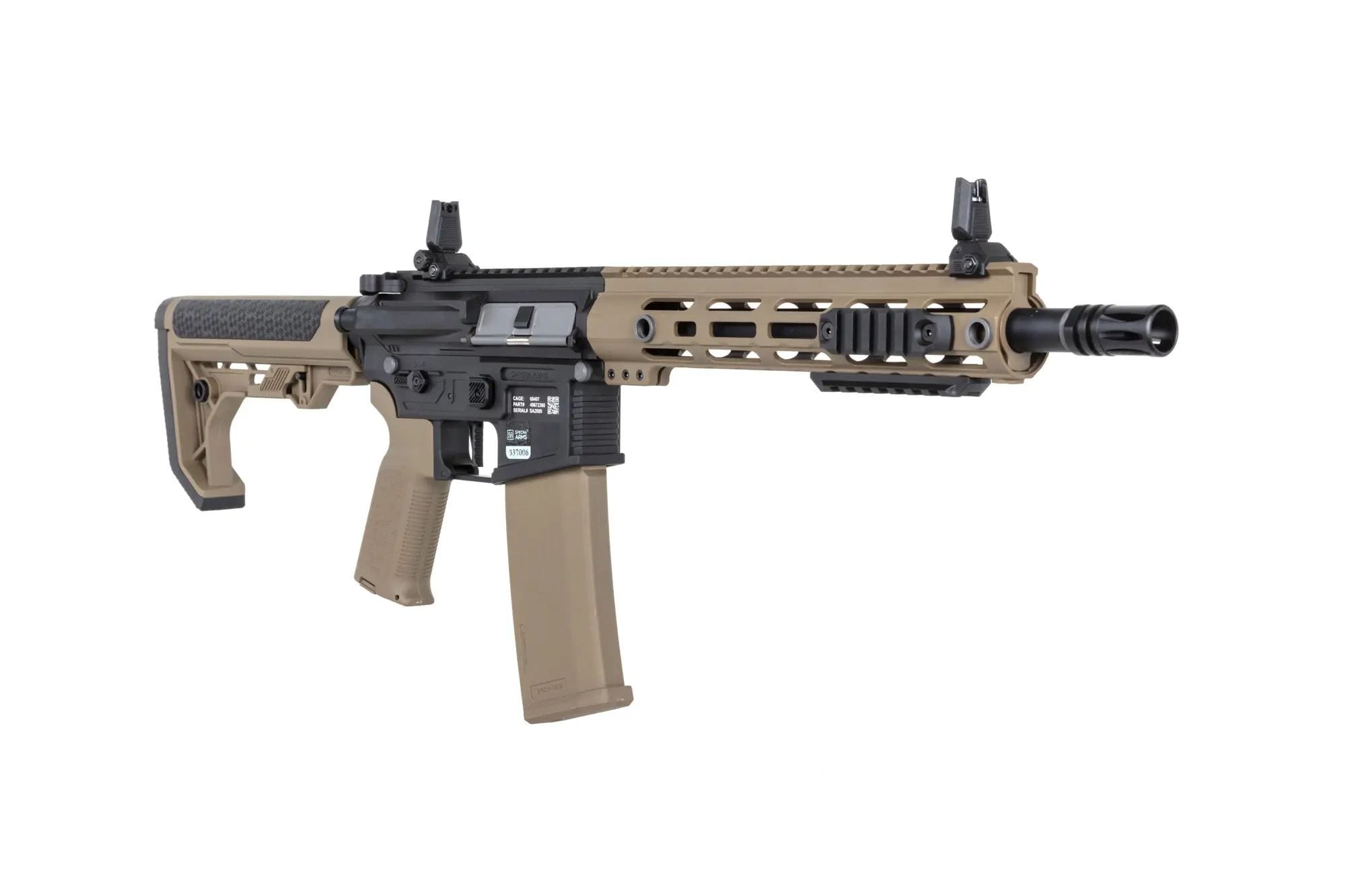 Штурмова гвинтівка AEG Specna Arms SA-F05-RL Flex BLDC Light Ops Stock HAL ETU Gen. 2 - Half-Tan