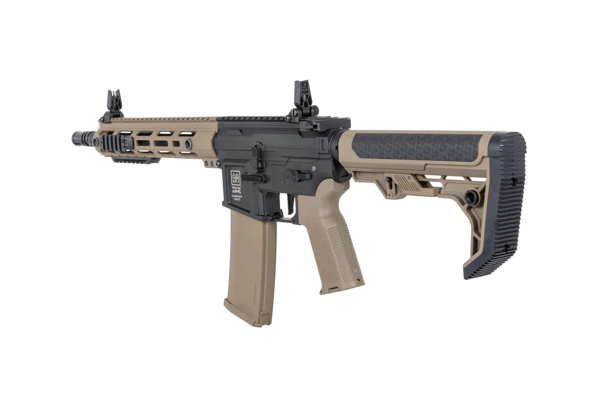 Штурмова гвинтівка AEG Specna Arms SA-F05-RL Flex BLDC Light Ops Stock HAL ETU Gen. 2 - Half-Tan