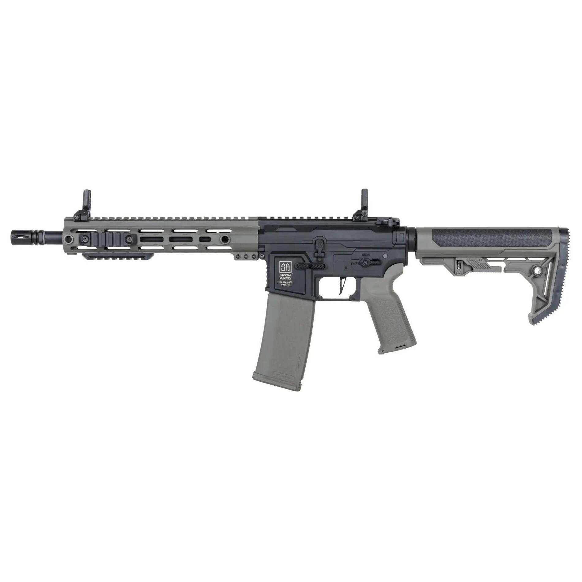 Штурмова гвинтівка AEG Specna Arms SA-F05-RL Flex BLDC Light Ops Stock HAL ETU Gen. 2 - Olive