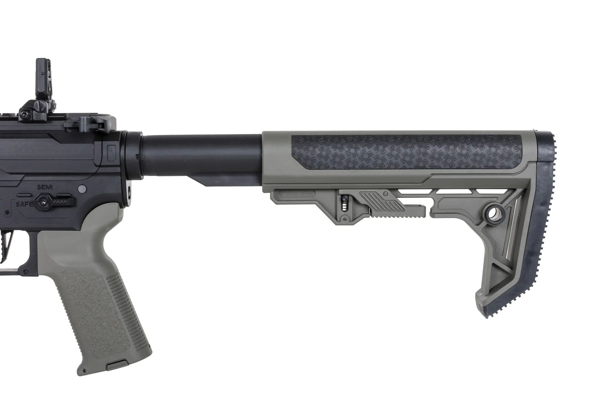 Штурмова гвинтівка AEG Specna Arms SA-F05-RL Flex BLDC Light Ops Stock HAL ETU Gen. 2 - Olive
