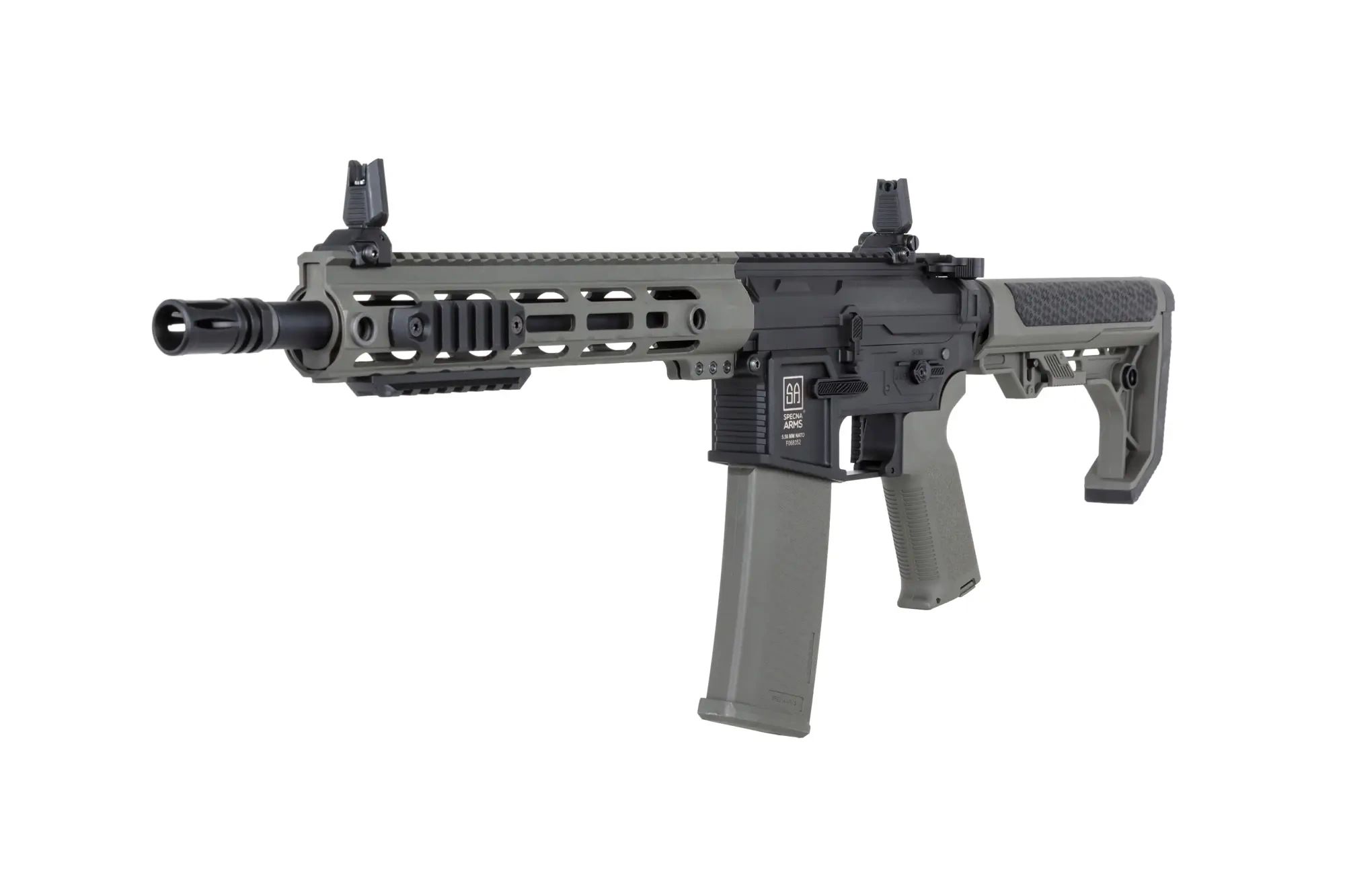 Штурмова гвинтівка AEG Specna Arms SA-F05-RL Flex BLDC Light Ops Stock HAL ETU Gen. 2 - Olive