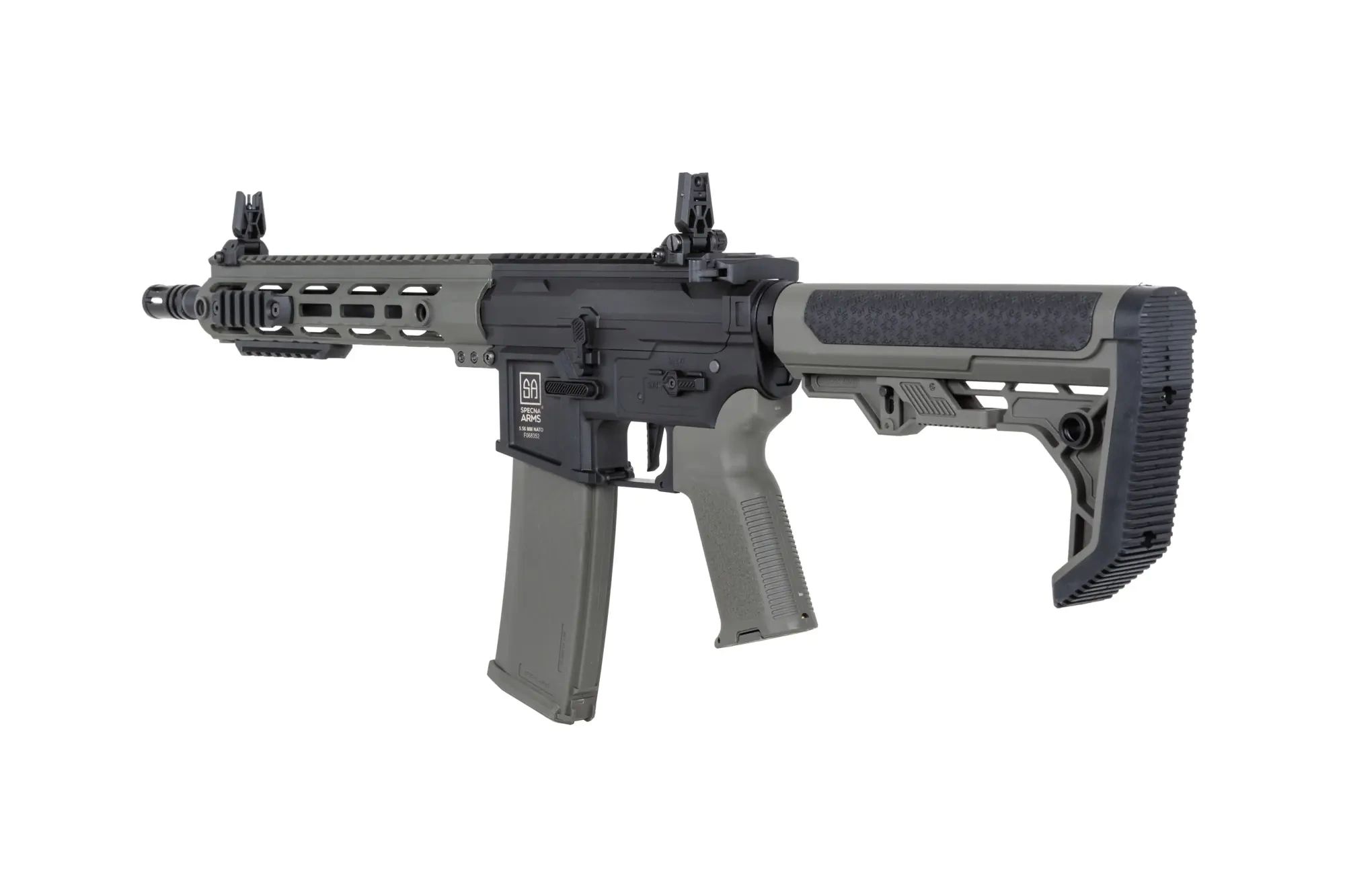 Штурмова гвинтівка AEG Specna Arms SA-F05-RL Flex BLDC Light Ops Stock HAL ETU Gen. 2 - Olive