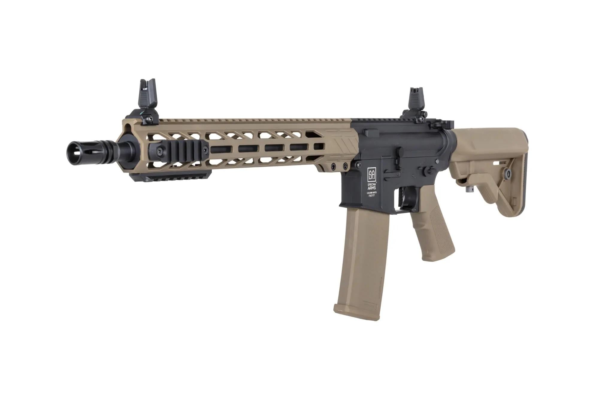 Karabinek szturmowy AEG Specna Arms SA-F09 Flex BLDC HAL ETU Gen. 2 - Half-Tan