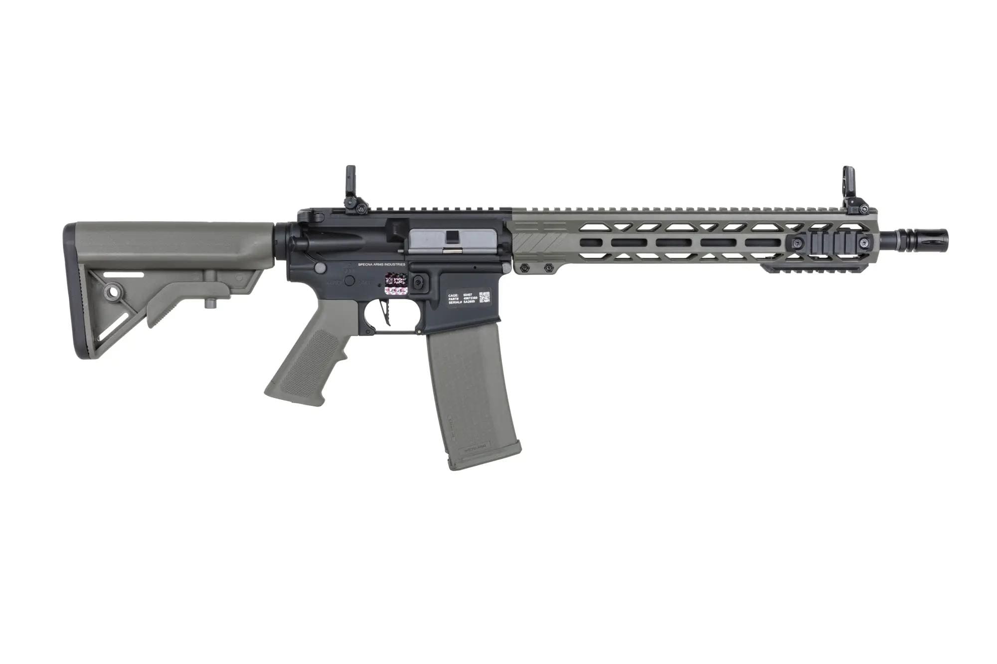 Karabinek szturmowy AEG Specna Arms SA-F09 Flex BLDC HAL ETU Gen. 2 - Olive