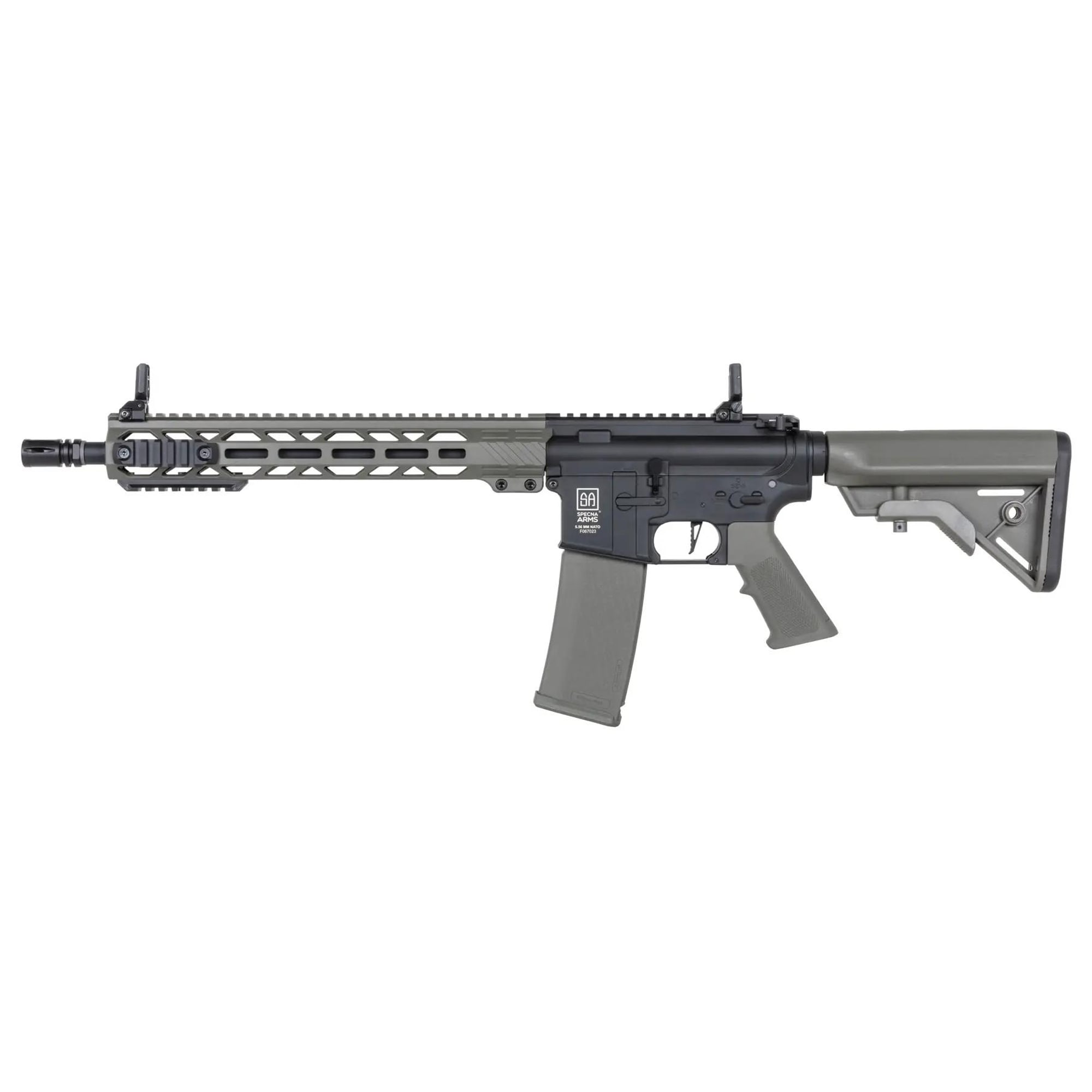 Karabinek szturmowy AEG Specna Arms SA-F09 Flex BLDC HAL ETU Gen. 2 - Olive
