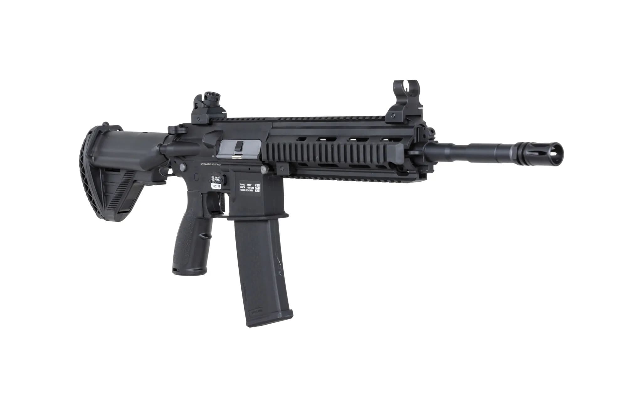 Karabinek szturmowy AEG Specna Arms SA-FH07 Flex BLDC HAL ETU Gen. 2 - Black
