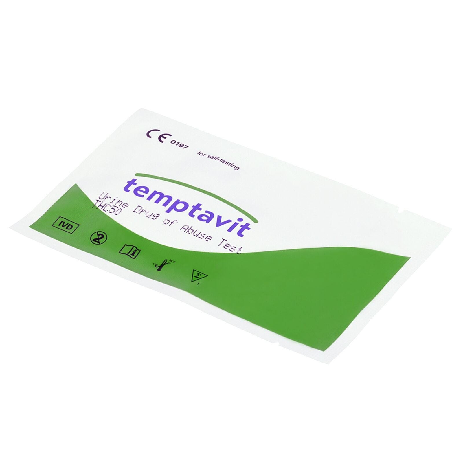 Наркотест Temptavit на марихуану і гашиш в сечі - 3 шт.