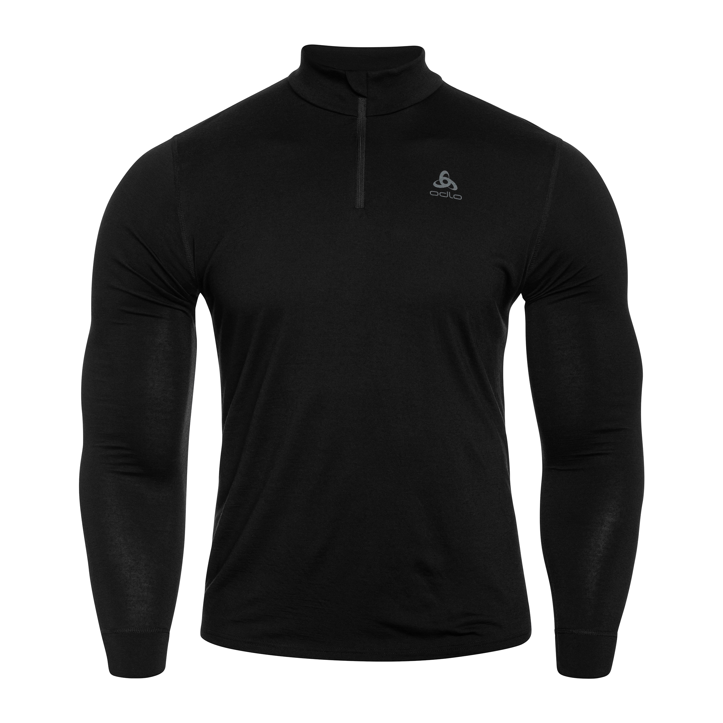 Термоактивна футболка Odlo Merino 200 Base Layer Half-Zip - Black