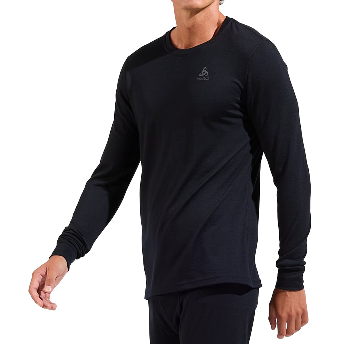 Koszulka termoaktywna Odlo Merino 200 Base Layer - Black