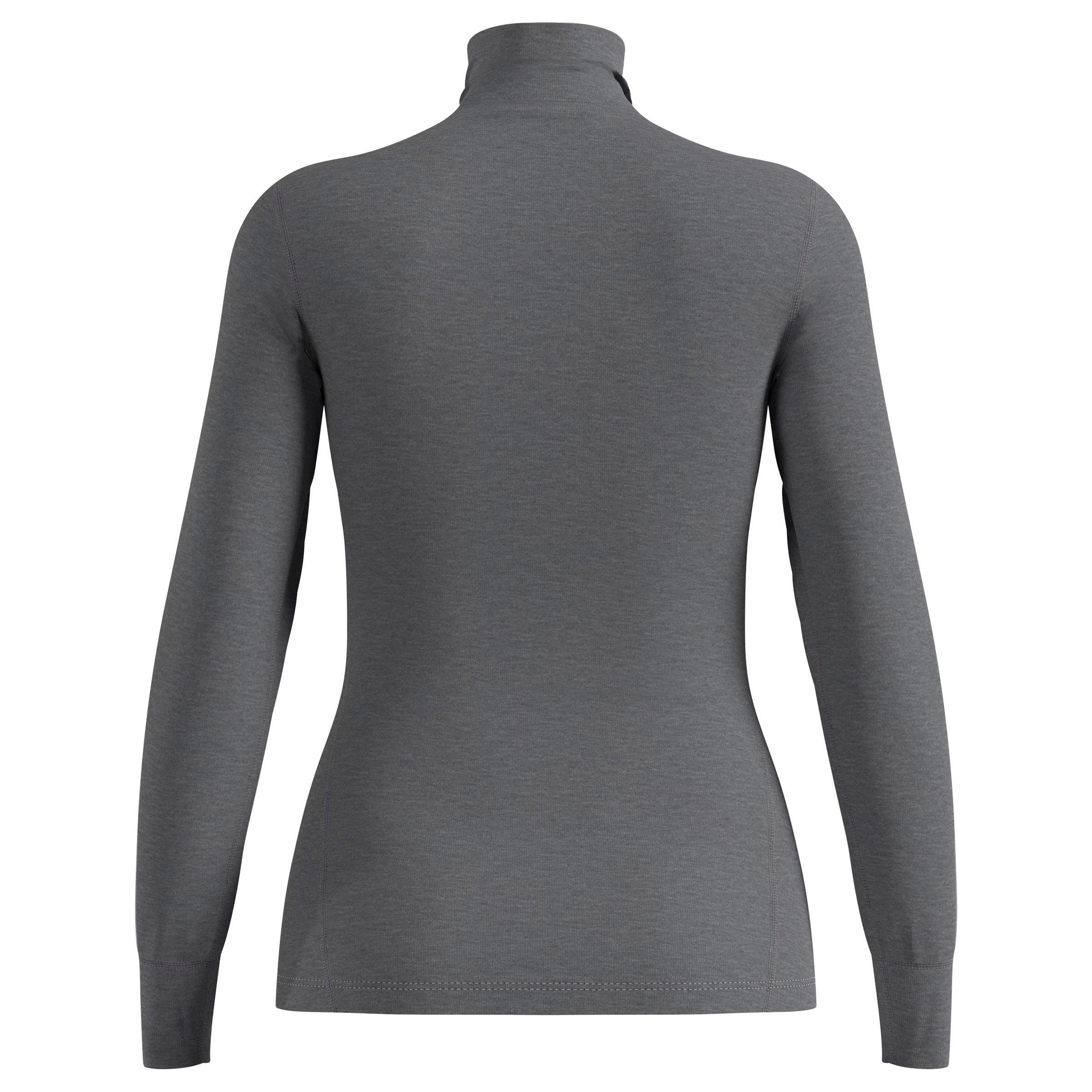 Термоактивна жіноча футболка Odlo Active Warm Base Layer Half-Zip - Grey Melange