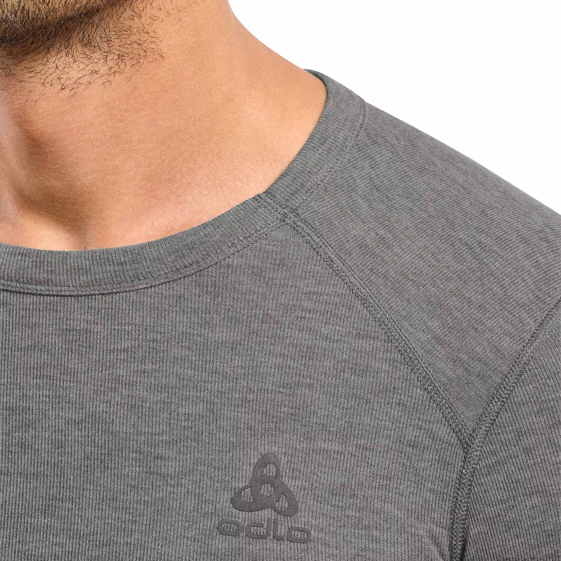 Термоактивна футболка Odlo Active Warm - Odlo Steel Grey Melange