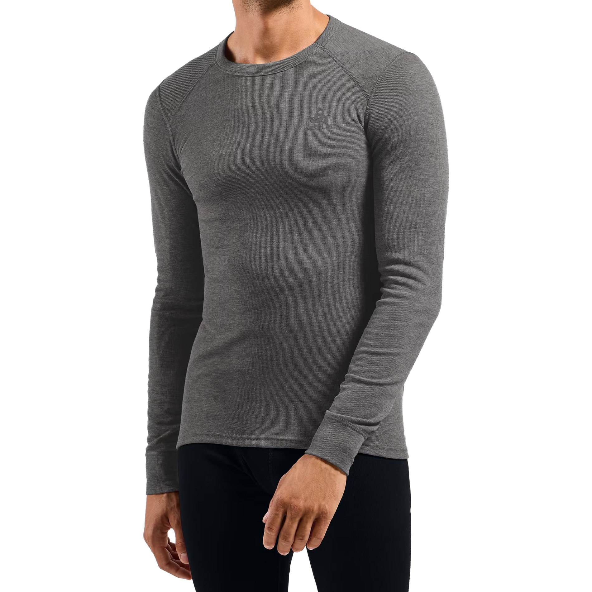 Термоактивна футболка Odlo Active Warm - Odlo Steel Grey Melange