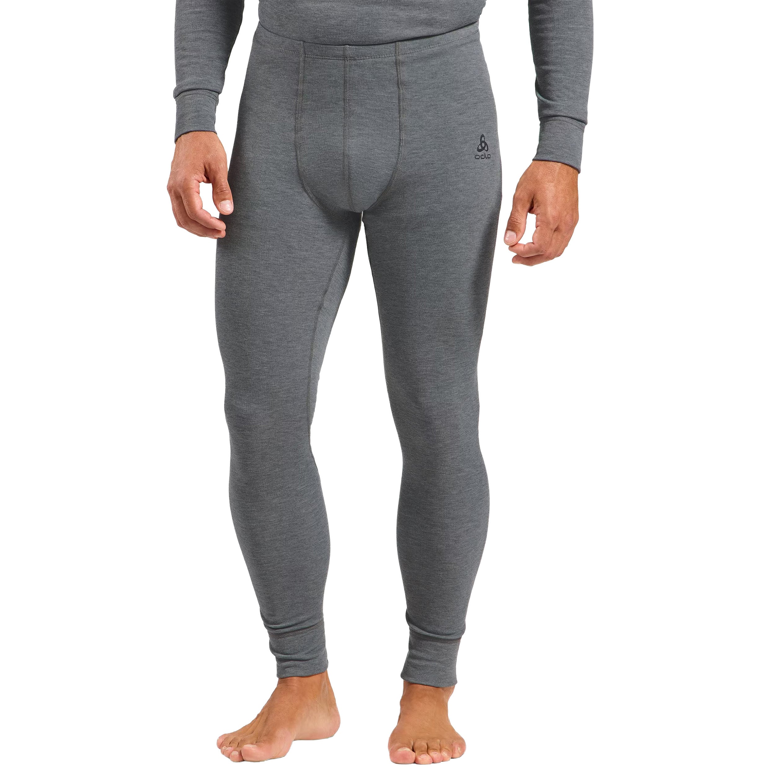 Термоактивні легінси Odlo Active Warm - Odlo Steel Grey Melange