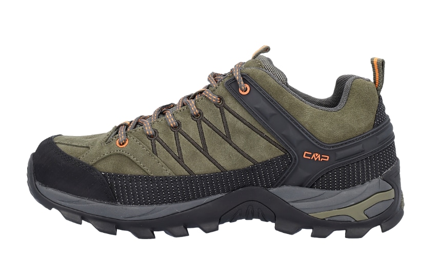 Трекінгові черевики CMP Rigel Low Waterproof - Olive/Flame