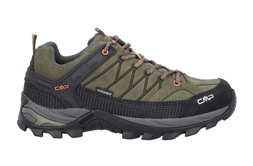 Трекінгові черевики CMP Rigel Low Waterproof - Olive/Flame