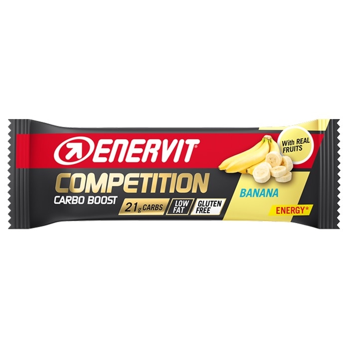 Вуглеводний батончик Enervit Sport Competition Bar 3 x 30 г - Банан-ваніль/Абрикос/Апельсин