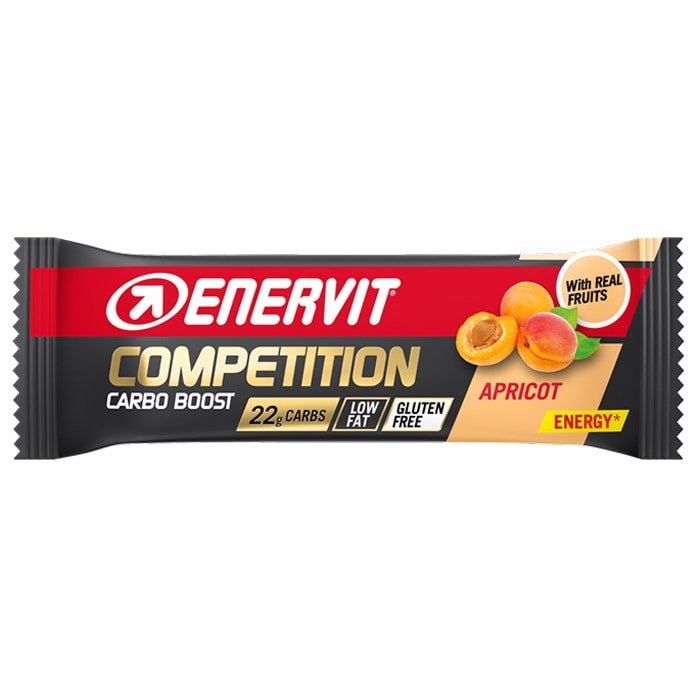 Вуглеводний батончик Enervit Sport Competition Bar 3 x 30 г - Банан-ваніль/Абрикос/Апельсин