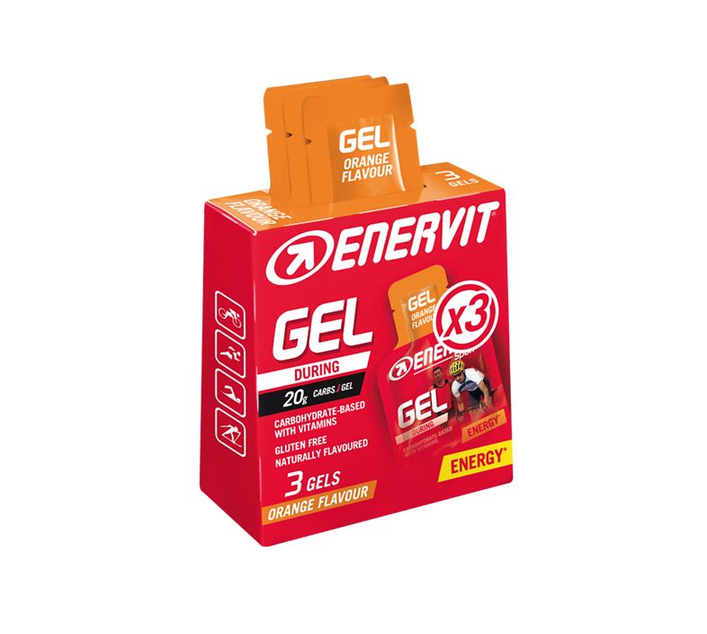 Żel energetyczny Enervit Sport - 3 x 25 ml - Pomarańcza