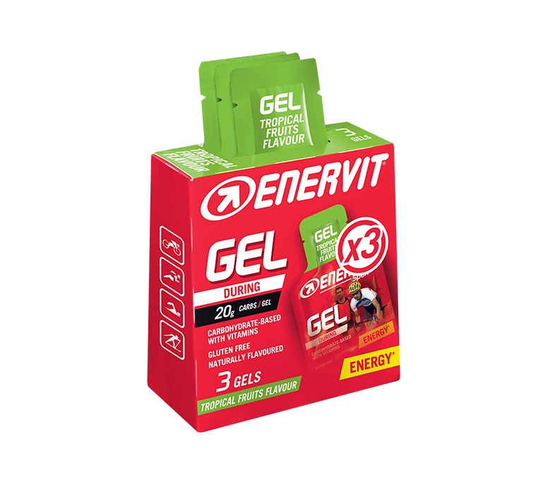 Żel energetyczny Enervit Sport - 3 x 25 ml - Tropikalny