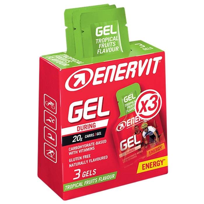 Żel energetyczny Enervit Sport - 3 x 25 ml - Tropikalny