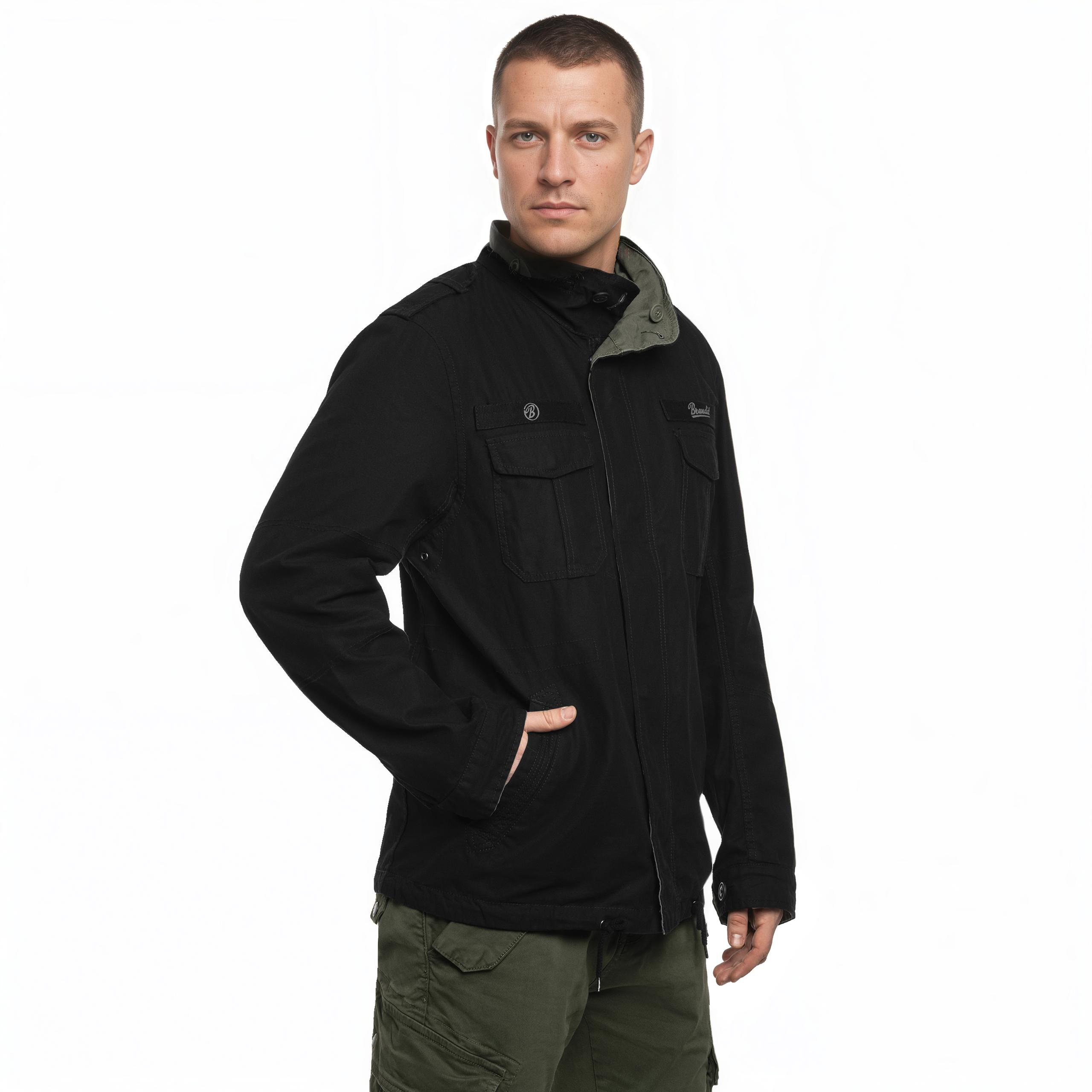 Kurtka dwustronna Brandit Twister Reverse - Black/Olive