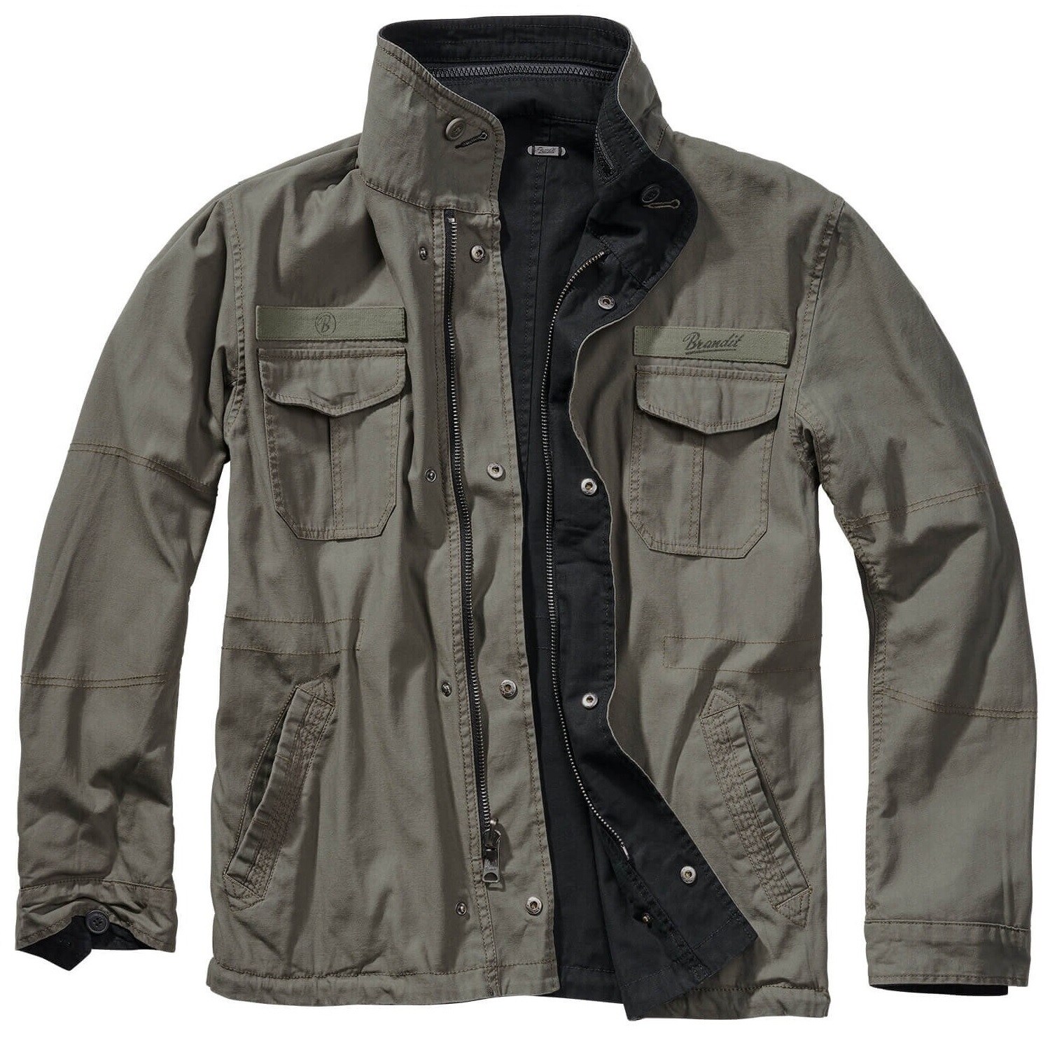 Kurtka dwustronna Brandit Twister Reverse - Black/Olive
