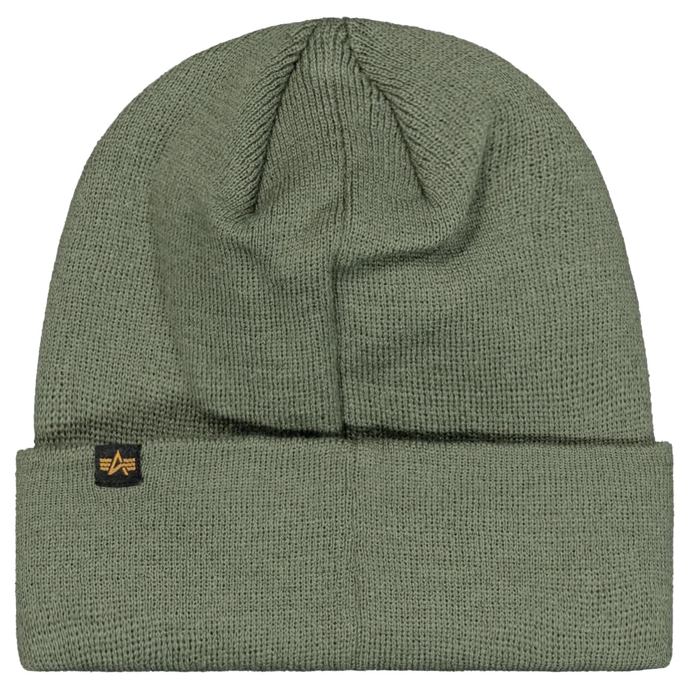 Шапка Alpha Industries Metal Logo Beanie - Sage Green