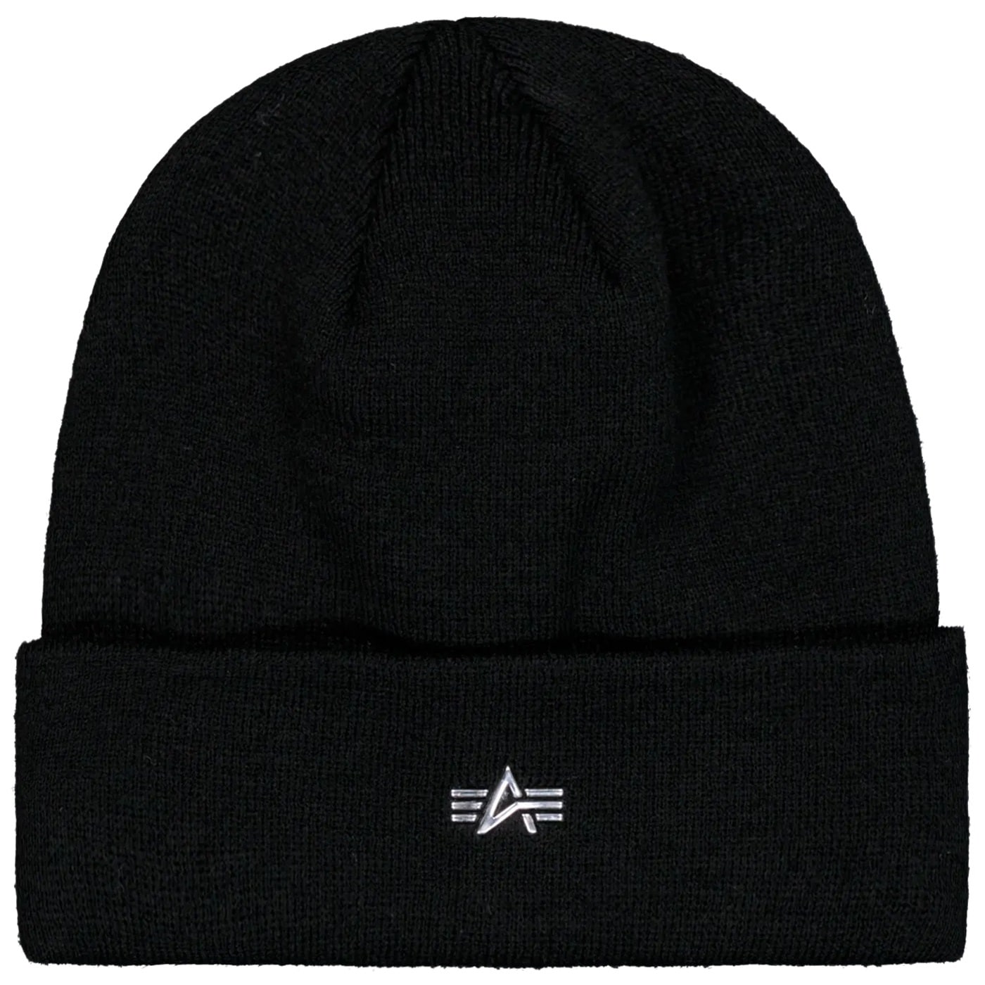 Шапка Alpha Industries Metal Logo Beanie - Black