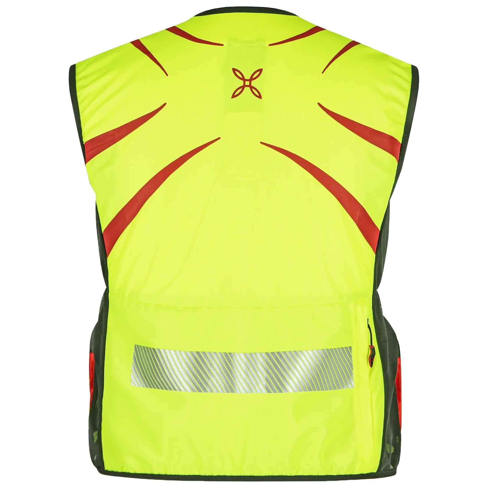 Жилет Montura Operator Evo 4 - Giallo Fluo/Rosso