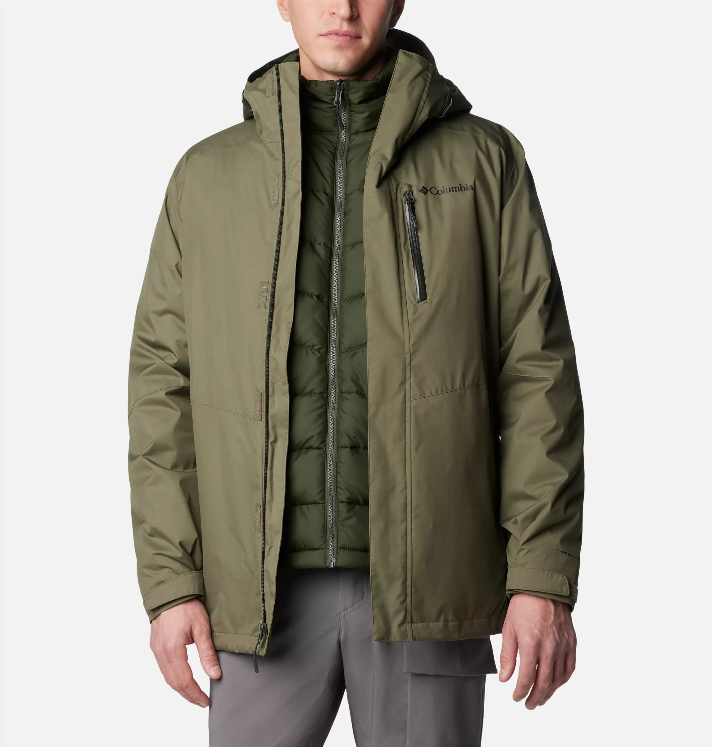 Kurtka Columbia Oak Harbor Waterproof Insulated - Stone Green