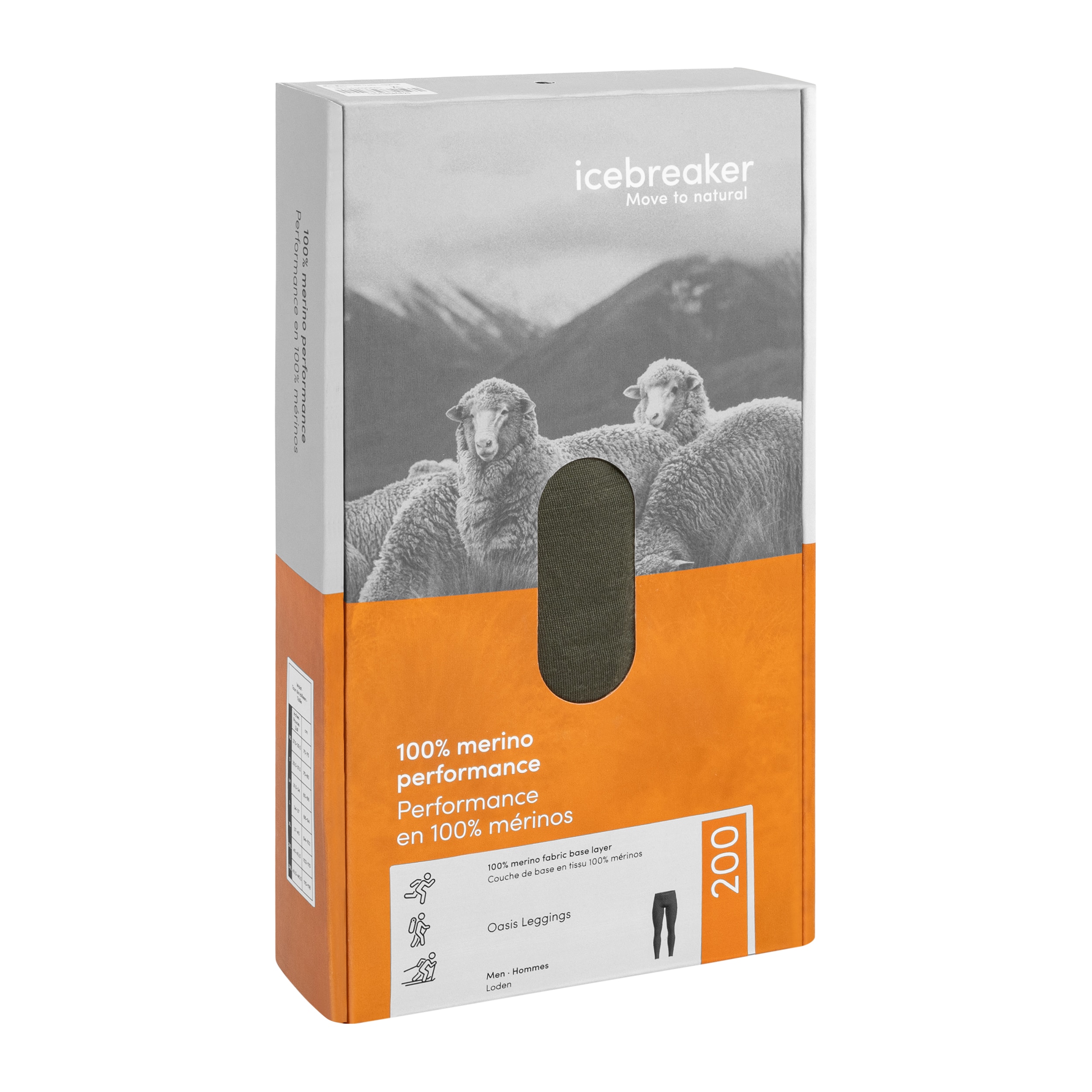 Legginsy termoaktywne Ice Breaker Merino 200 Oasis Thermal - Logan