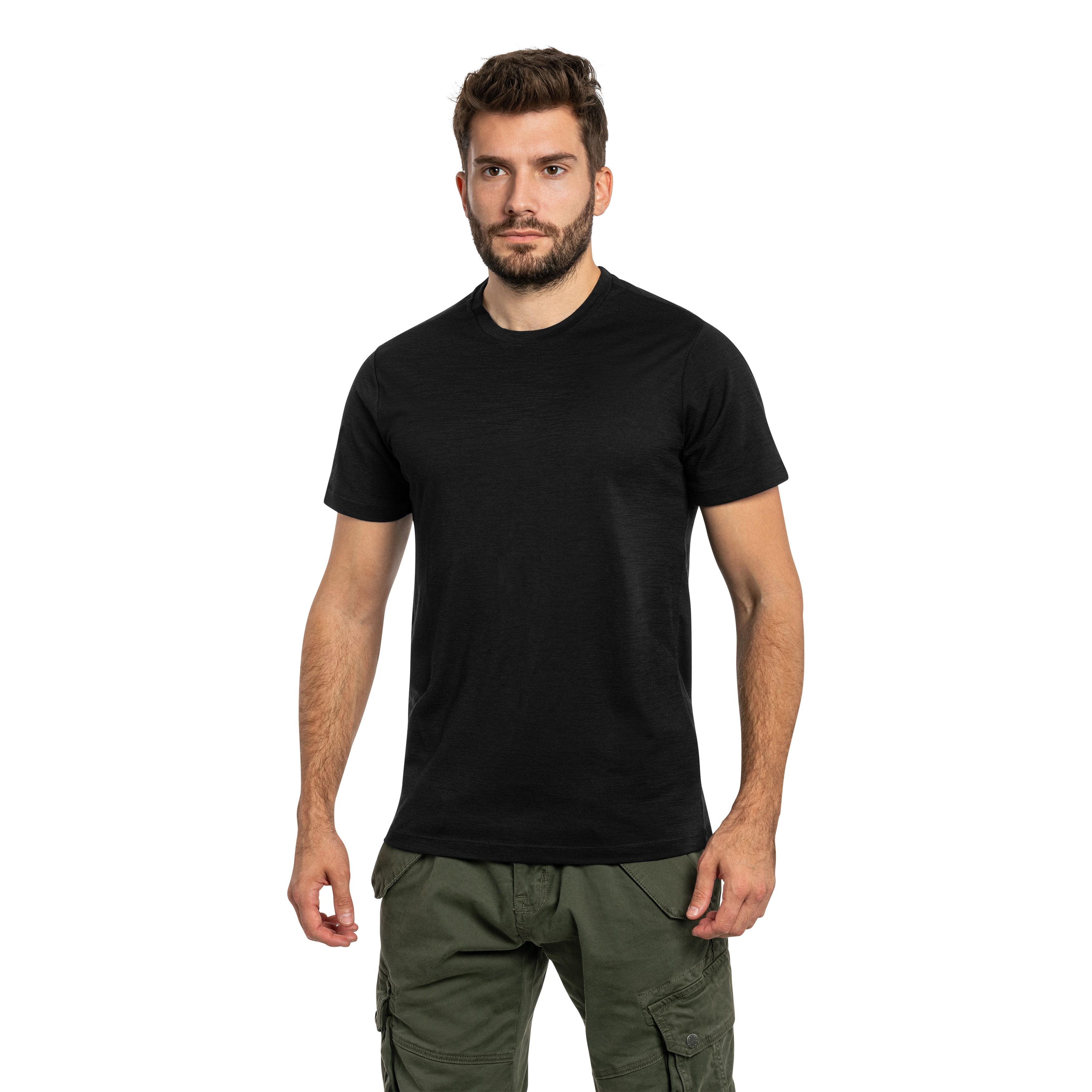 Koszulka T-Shirt Icebreaker Merino 150 Tech Lite III SS Tee - Black