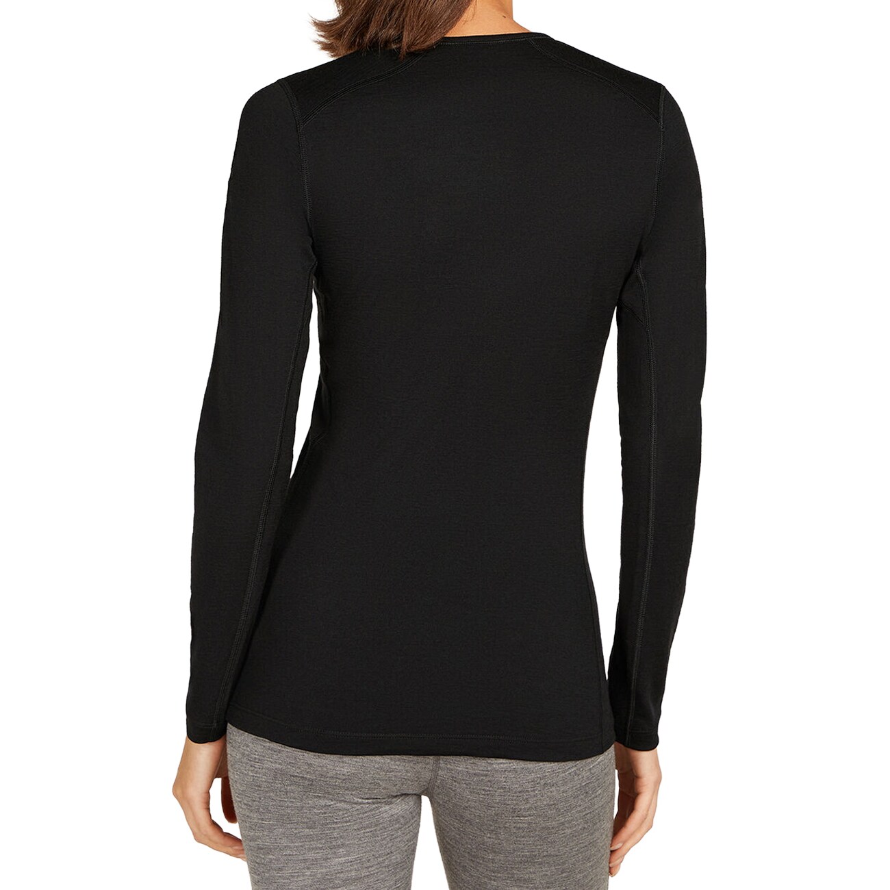 Koszulka termoaktywna damska Icebreaker Merino 200 Oasis Long Sleeve Crew - Black