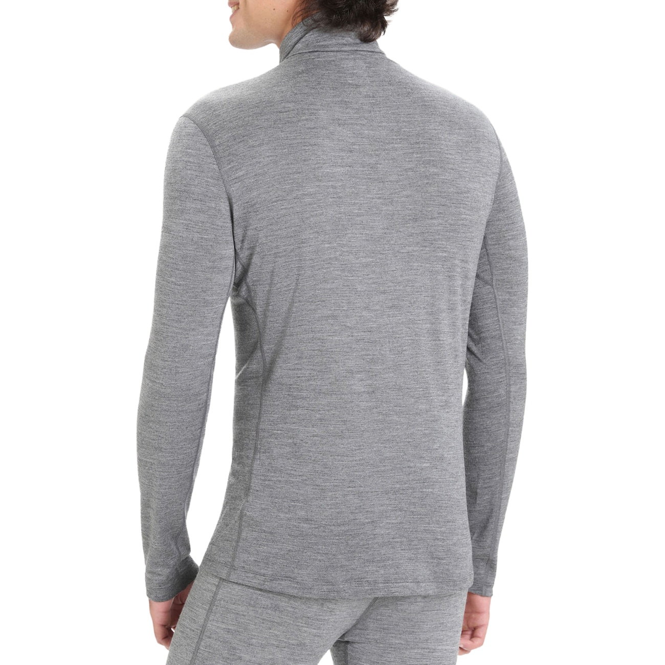 Koszulka termoaktywna Icebreaker Merino 200 Oasis Long Sleeve Half Zip - Gritstone Heather