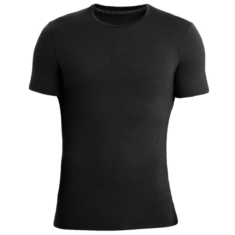 Koszulka T-Shirt Icebreaker Merino 150 Anatomica Short Sleeve Crew - Black
