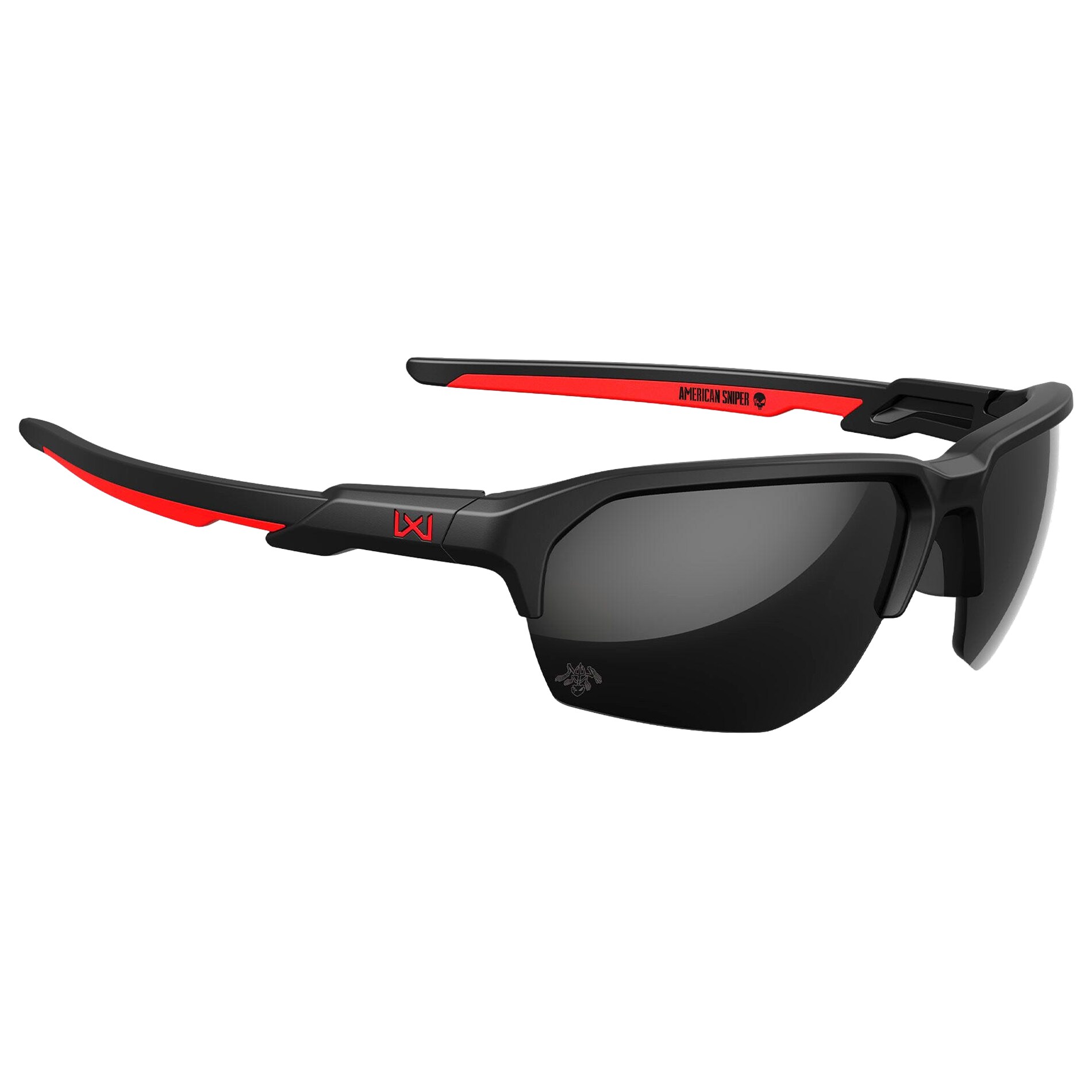 Okulary Wiley X WX JAKL American Sniper Signature Series - Captivate Black Mirror/Matte Black/Red