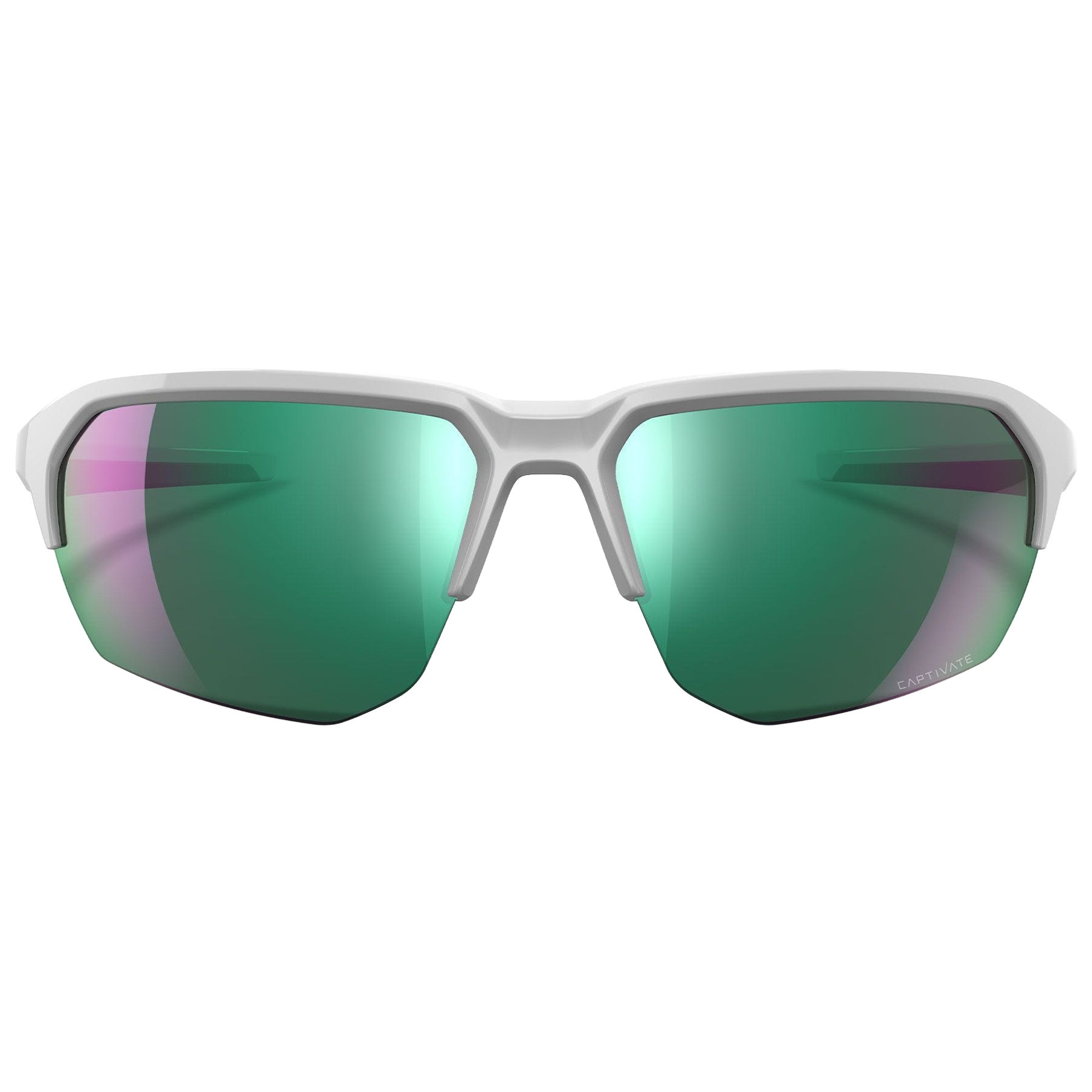 Okulary Wiley X WX JAKL - Captivate Polarized Green Mirror/Polished White