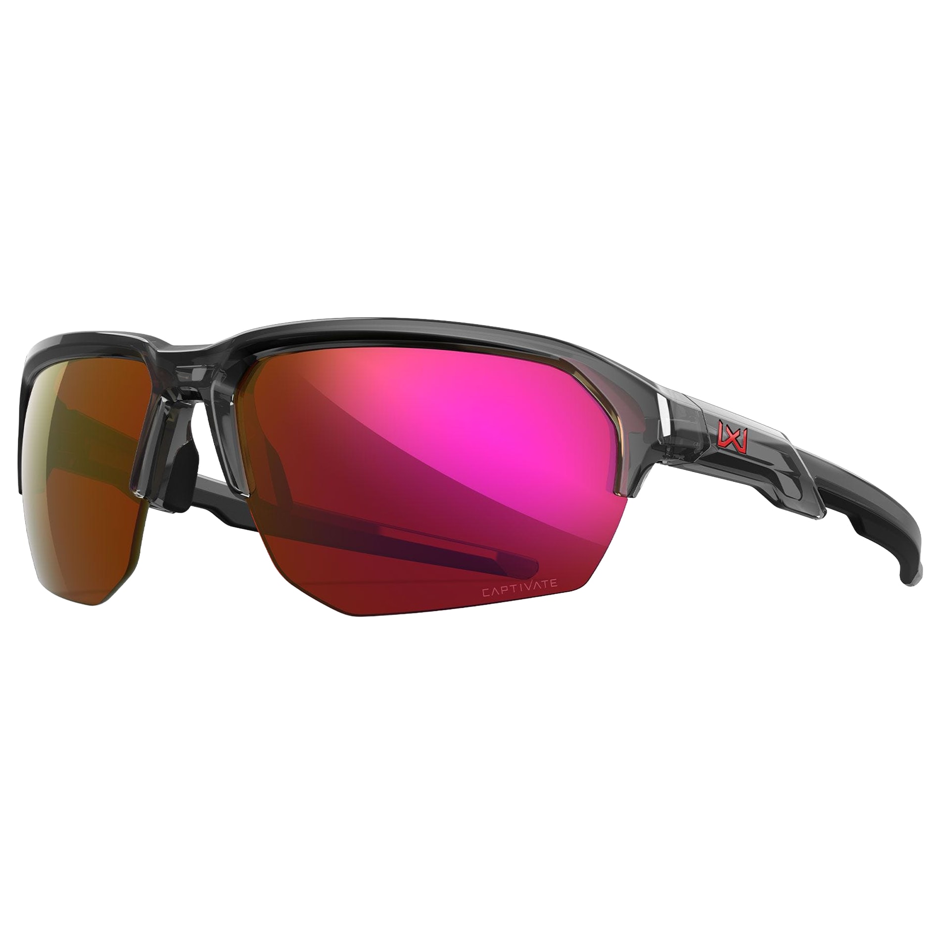 Okulary Wiley X WX JAKL - Captivate Red Mirror/Gloss Crystal Grey
